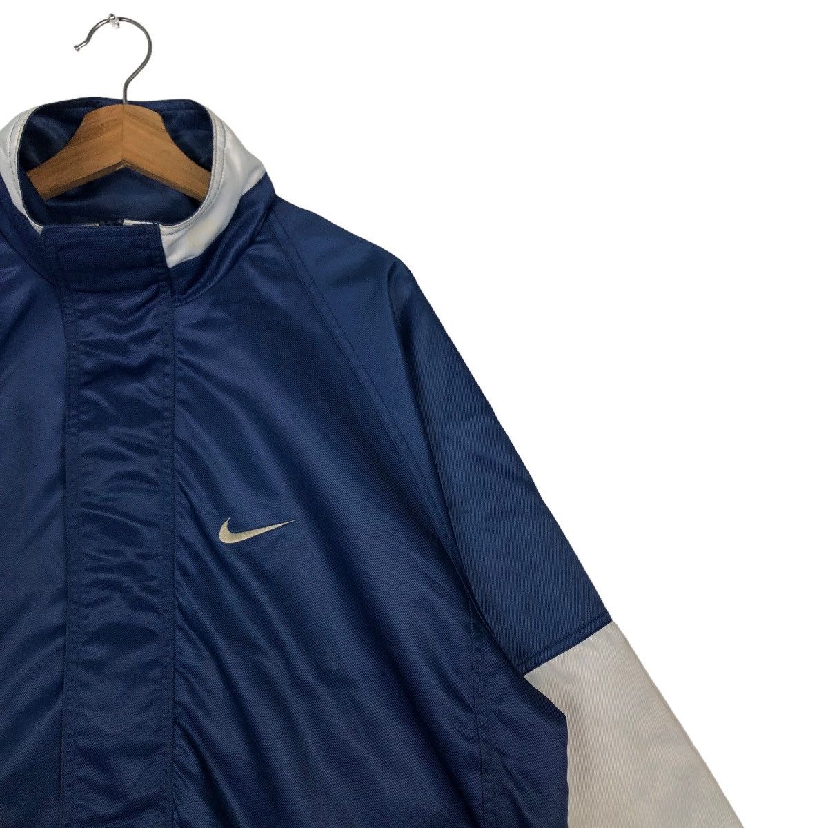 Nike 🔥Vintage Bomber Jacket Nike Big Logo Swoosh Size US M / EU 48-50 / 2 - 6 Thumbnail