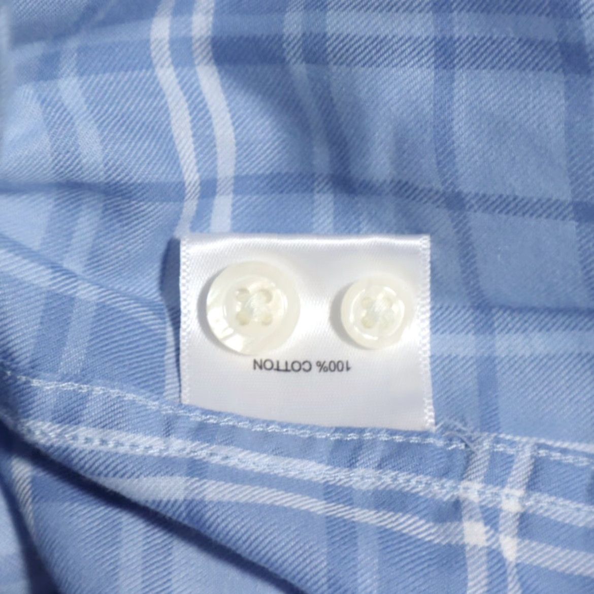 Peter Millar Peter Millar Yates Summer Soft Cotton Plaid Long Sleeve Button Up Shirt Blue Men's L Size US L / EU 52-54 / 3 - 6 Thumbnail