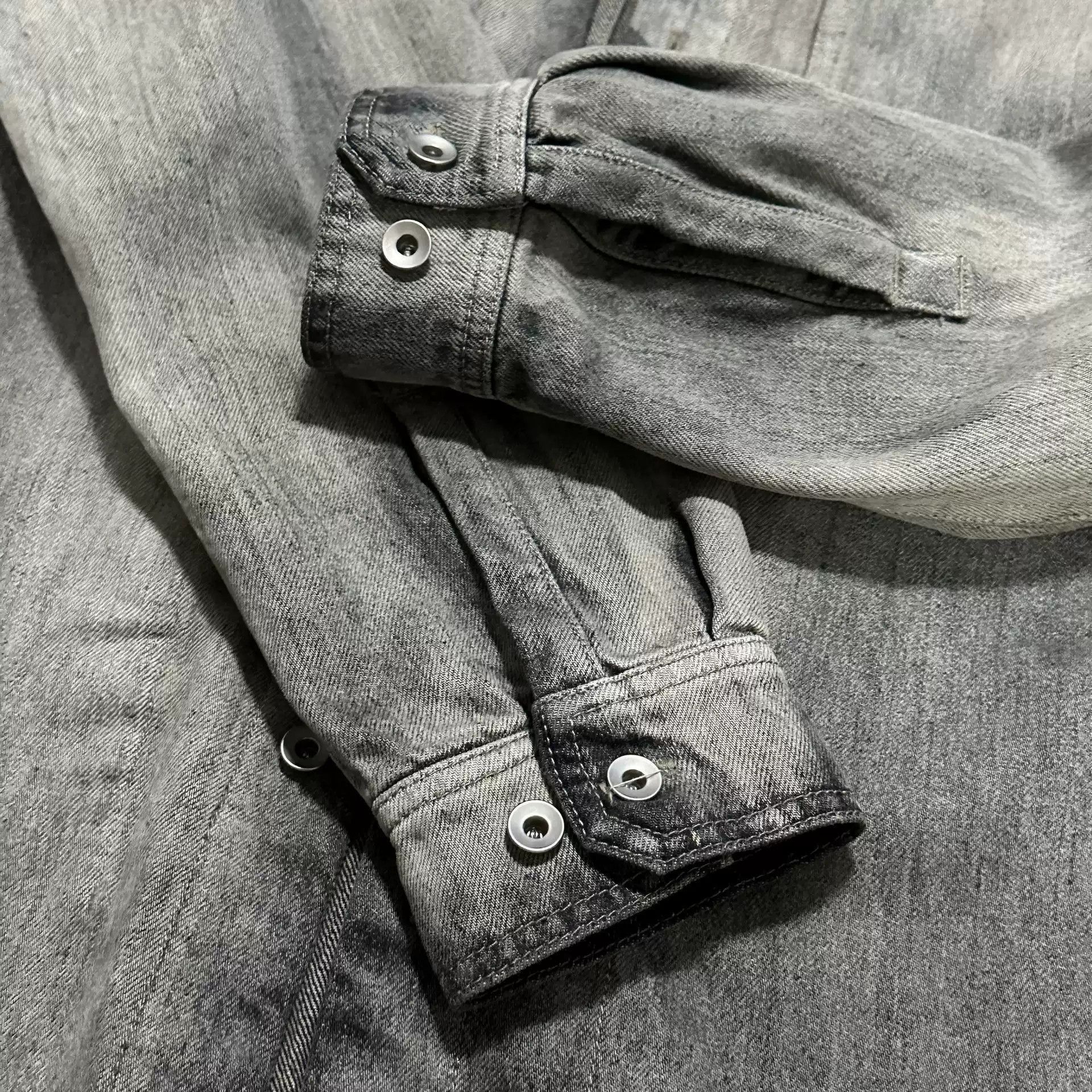 Rick Owens Rick Owens DRKSHDW 24SS Washed to Make Old Lapel Single-bre Size US M / EU 48-50 / 2 - 4 Thumbnail