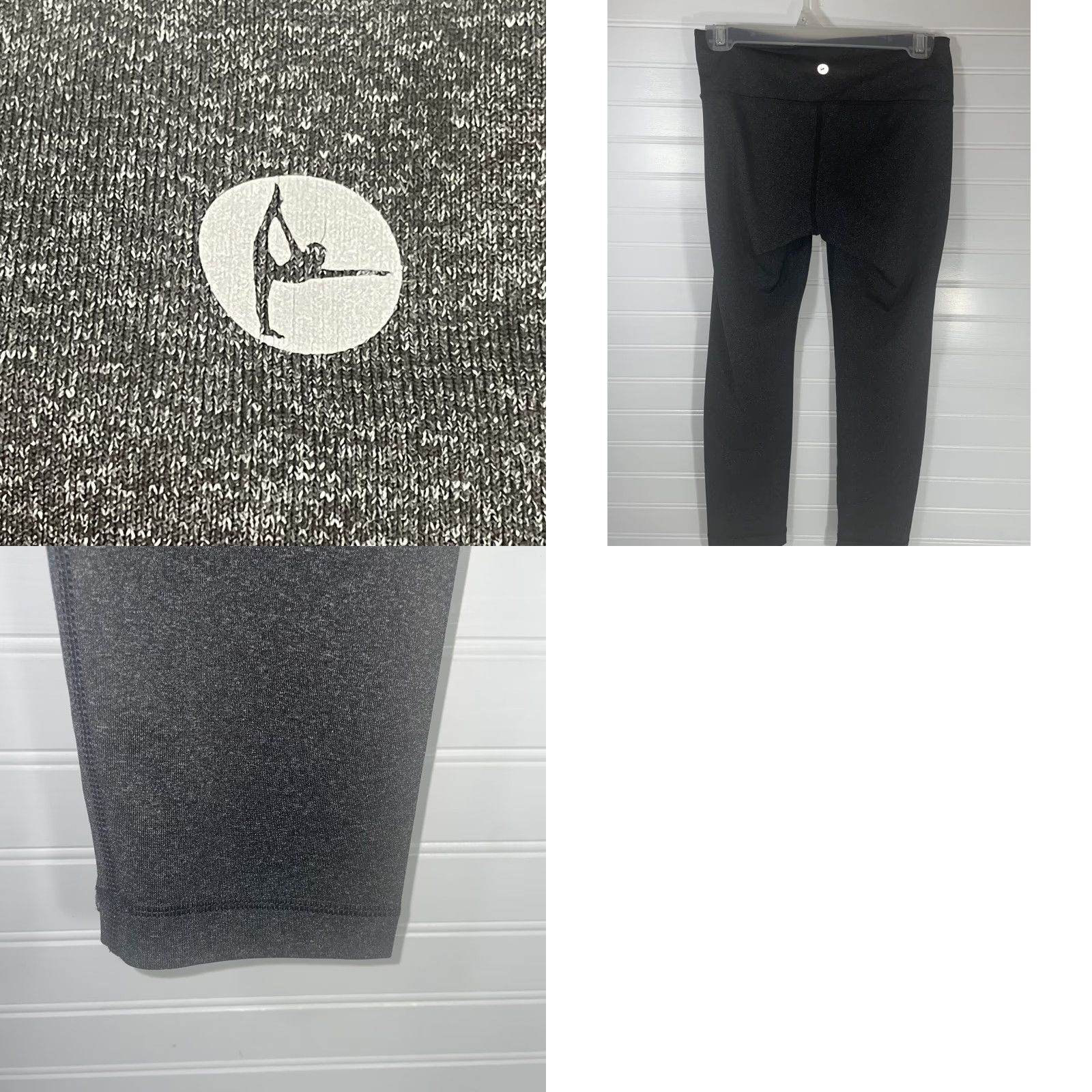 Vintage 90 Degree Reflex Leggings Women Small Dark Heather Gray Yoga Pants Size 28" / US 6 / IT 42 - 8 Thumbnail