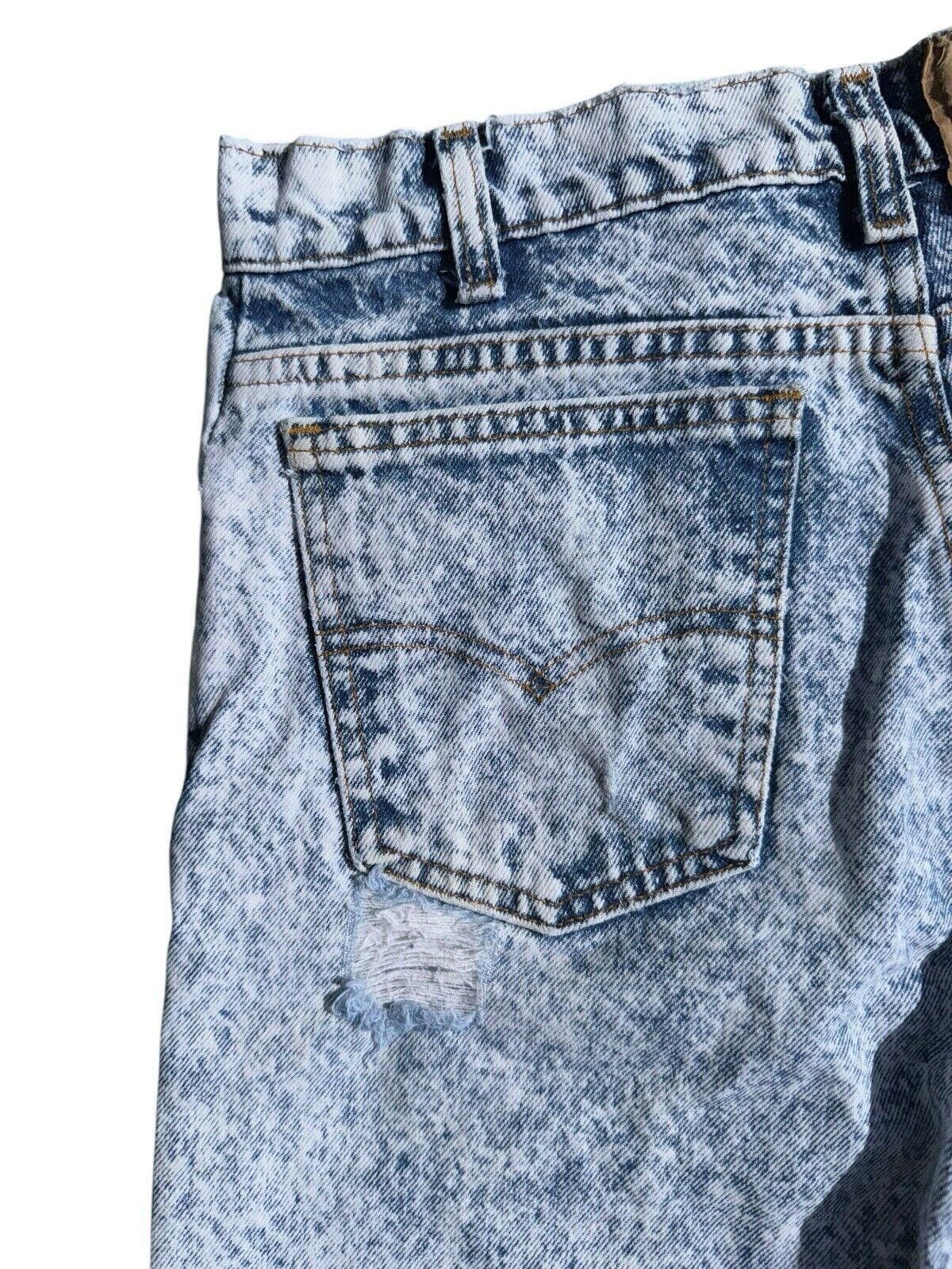 Levi's Vintage Levis 550 Acid Wash Jeans Sz 31x32 RARE Size US 31 - 6 Thumbnail