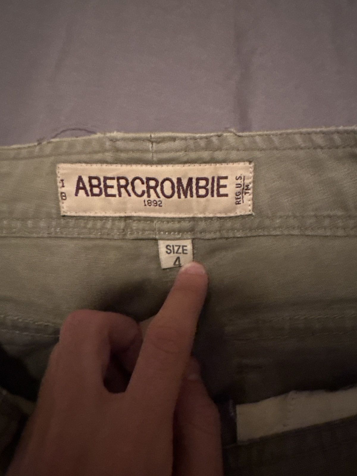Abercrombie & Fitch × Vintage Abercrombie & Fitch 6oz Airborne Cargo Fatigues Size US 29 - 2 Thumbnail