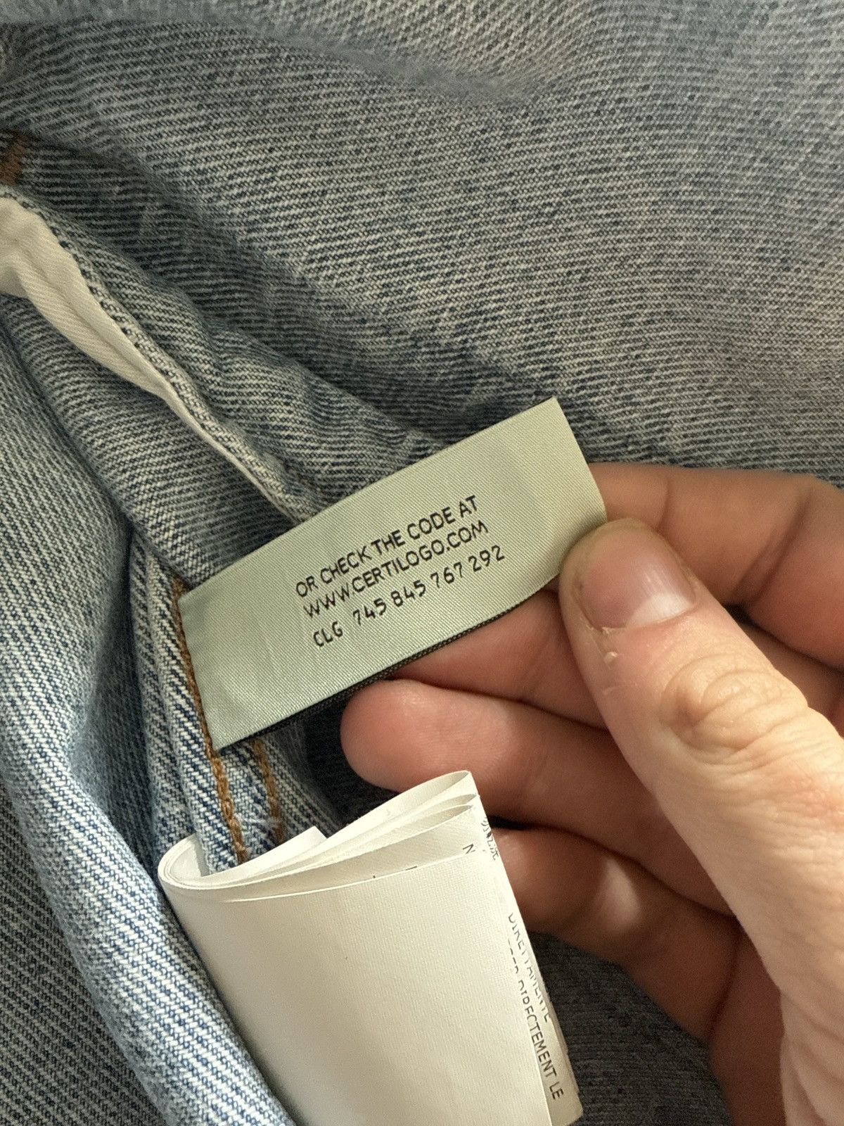 Off-White Off white denim jacket 2xl rare temperature Size US XXL / EU 58 / 5 - 11 Thumbnail