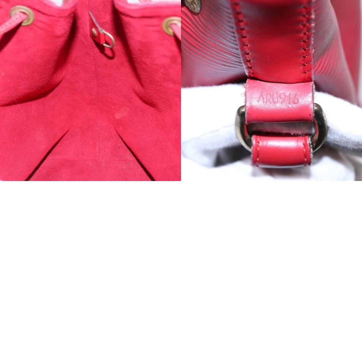 Louis Vuitton LOUIS VUITTON Epi Petit Noe Shoulder Bag Red M44107 Size ONE SIZE - 13 Thumbnail