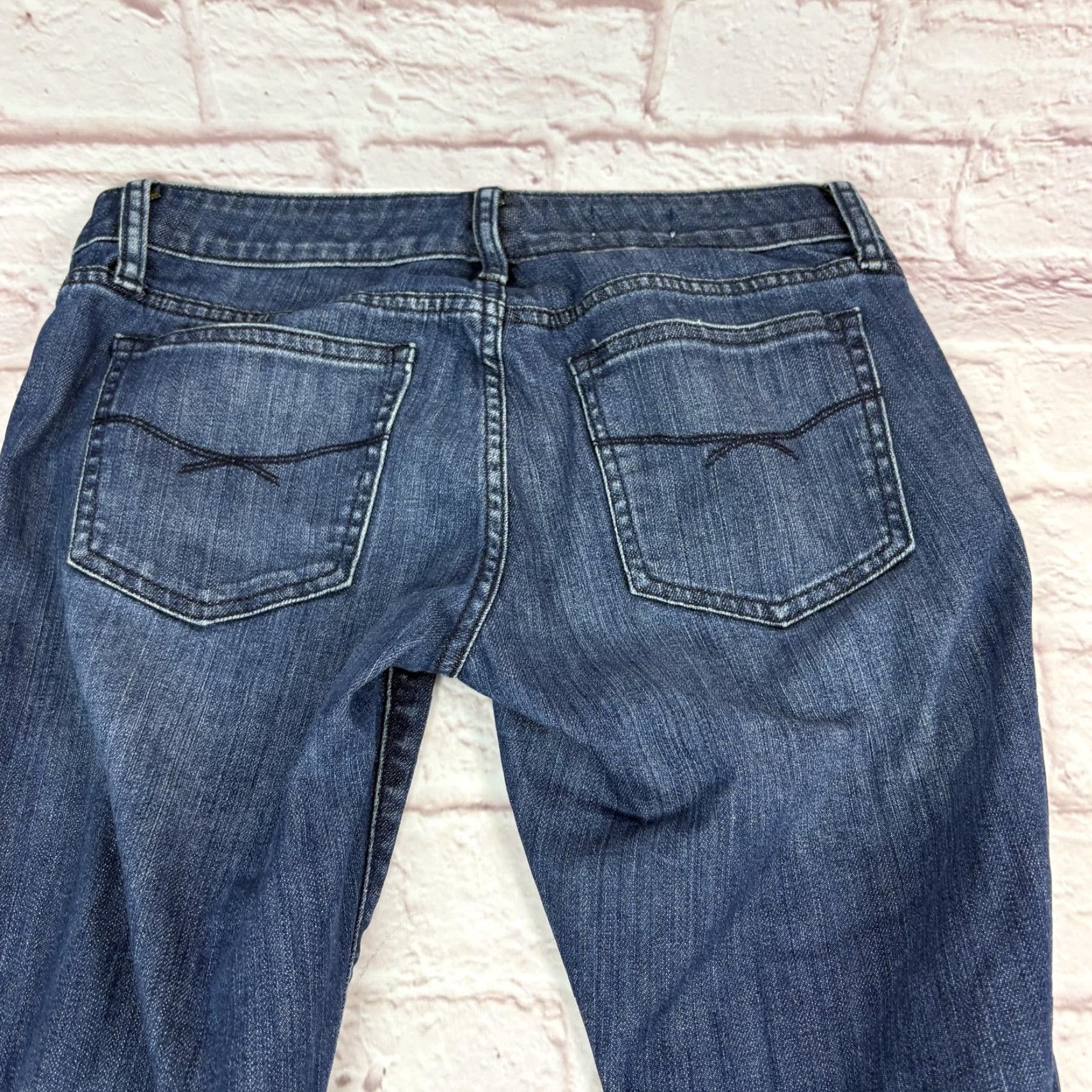 Gap Gap Jeans Womens 27/4a 1969 Always Skinny Low Rise Denim Blue 30x28 Slim 28in Inseam Stretch Pocket Zipper Button Logo 5-Pocket Shoes? Size 27" / US 4 / IT 40 - 7 Thumbnail