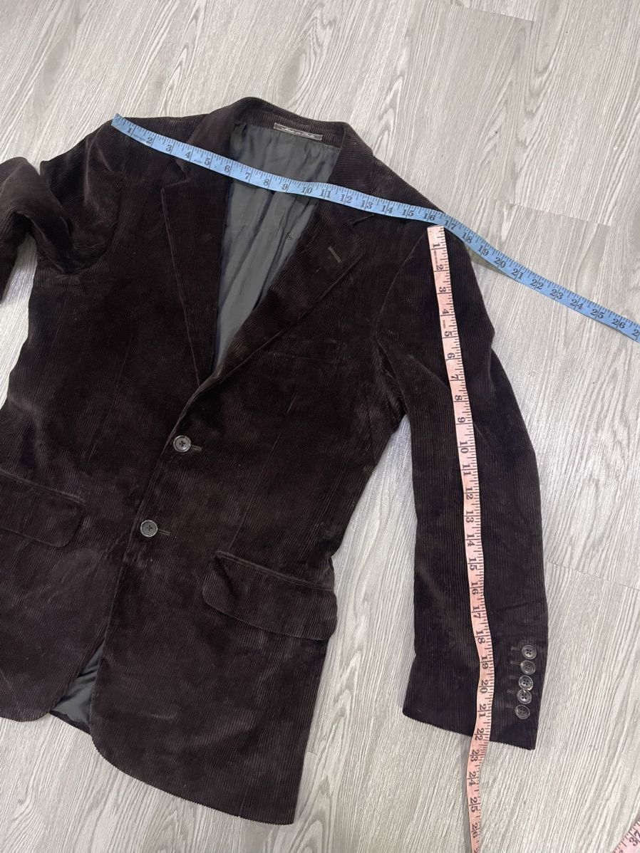 Gucci GUCCI brown cudroy coat jacket Size 44R - 12 Thumbnail