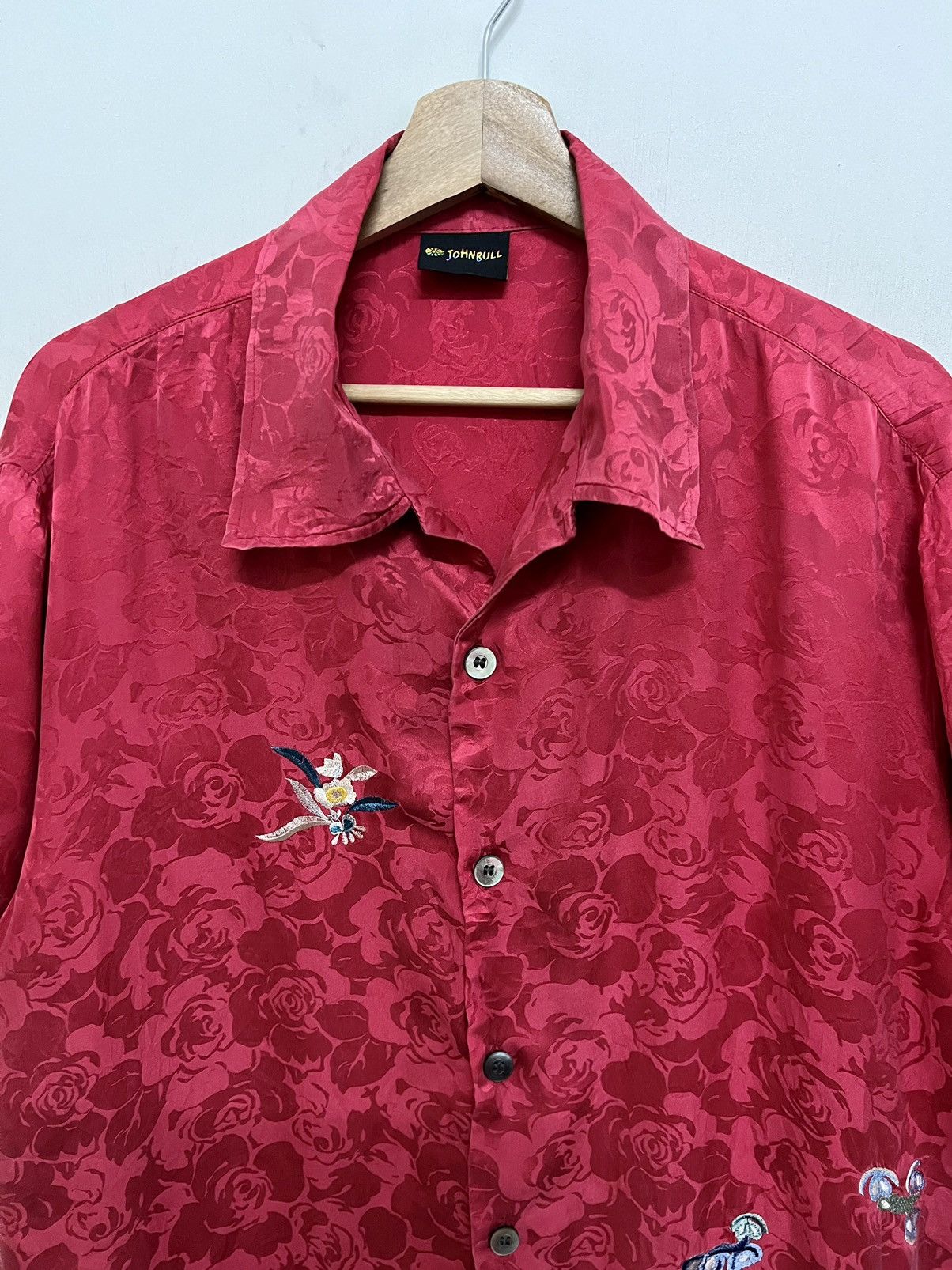 Japanese Brand × Johnbull VINTAGE JOHN BULL EMBROIDERY FLORAL SAMPLE SHIRT Size US M / EU 48-50 / 2 - 2 Thumbnail