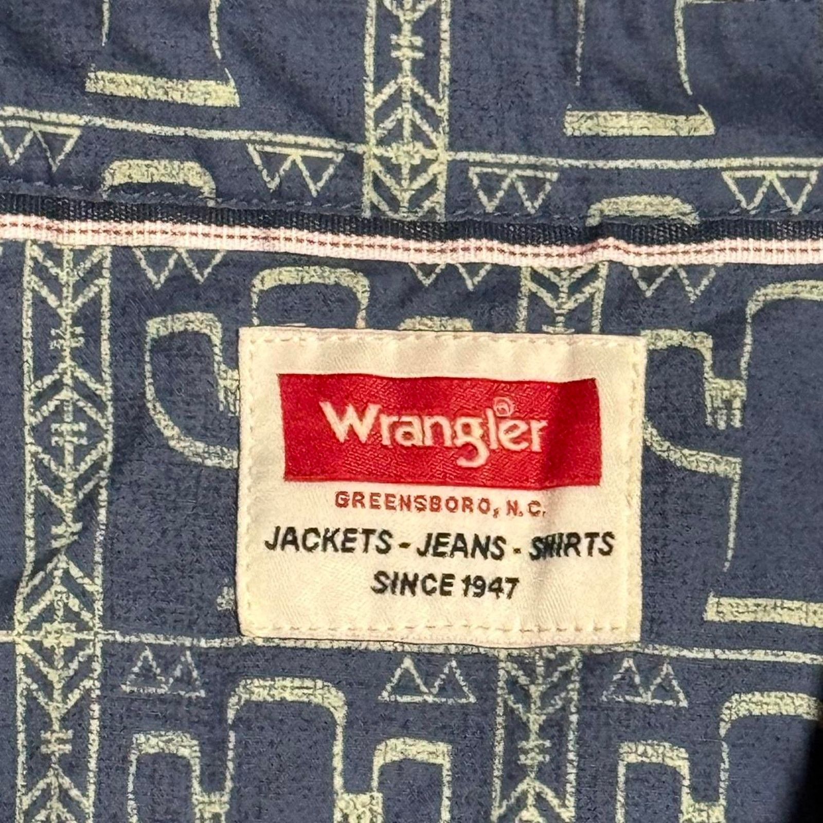 Wrangler Wrangler with cactus design XXL size button up long sleeve Size US XXL / EU 58 / 5 - 4 Thumbnail