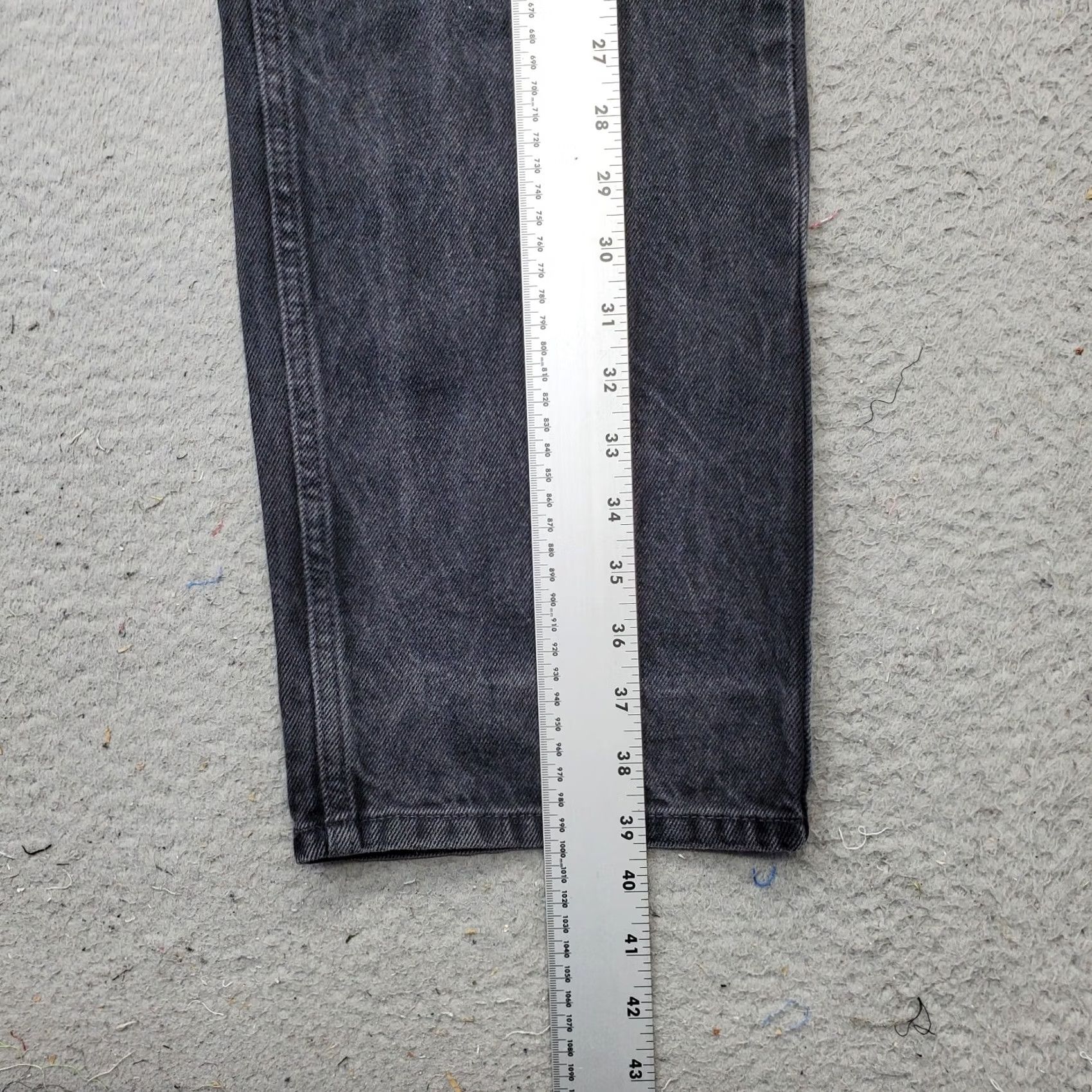 Tommy Hilfiger Tommy Hilfiger Jeans Mens 34x30 Black Denim Droite Dark Wash Straight Leg Jeans Mens 34x30 Black Denim Straight Size US 34 / EU 50 - 3 Thumbnail