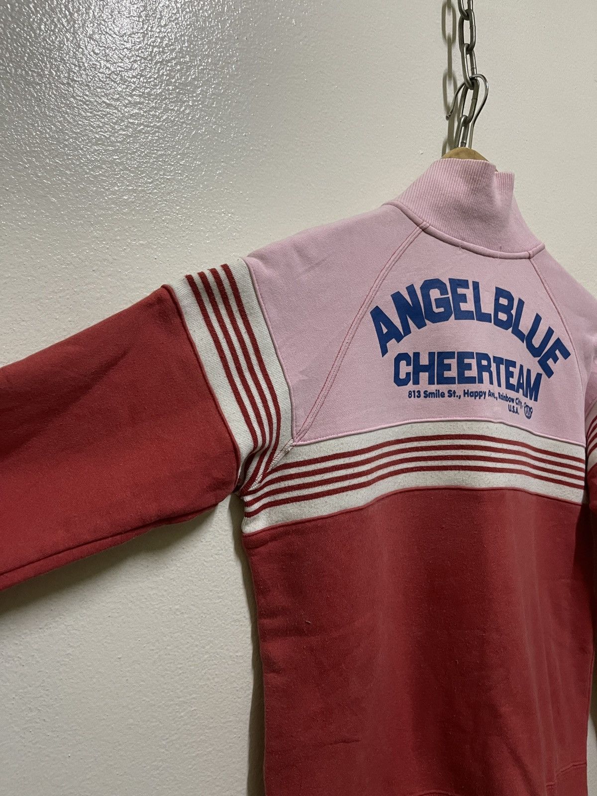 Japanese Brand Angel Blue Zipper Sweater Vintage Size US L / EU 52-54 / 3 - 11 Thumbnail