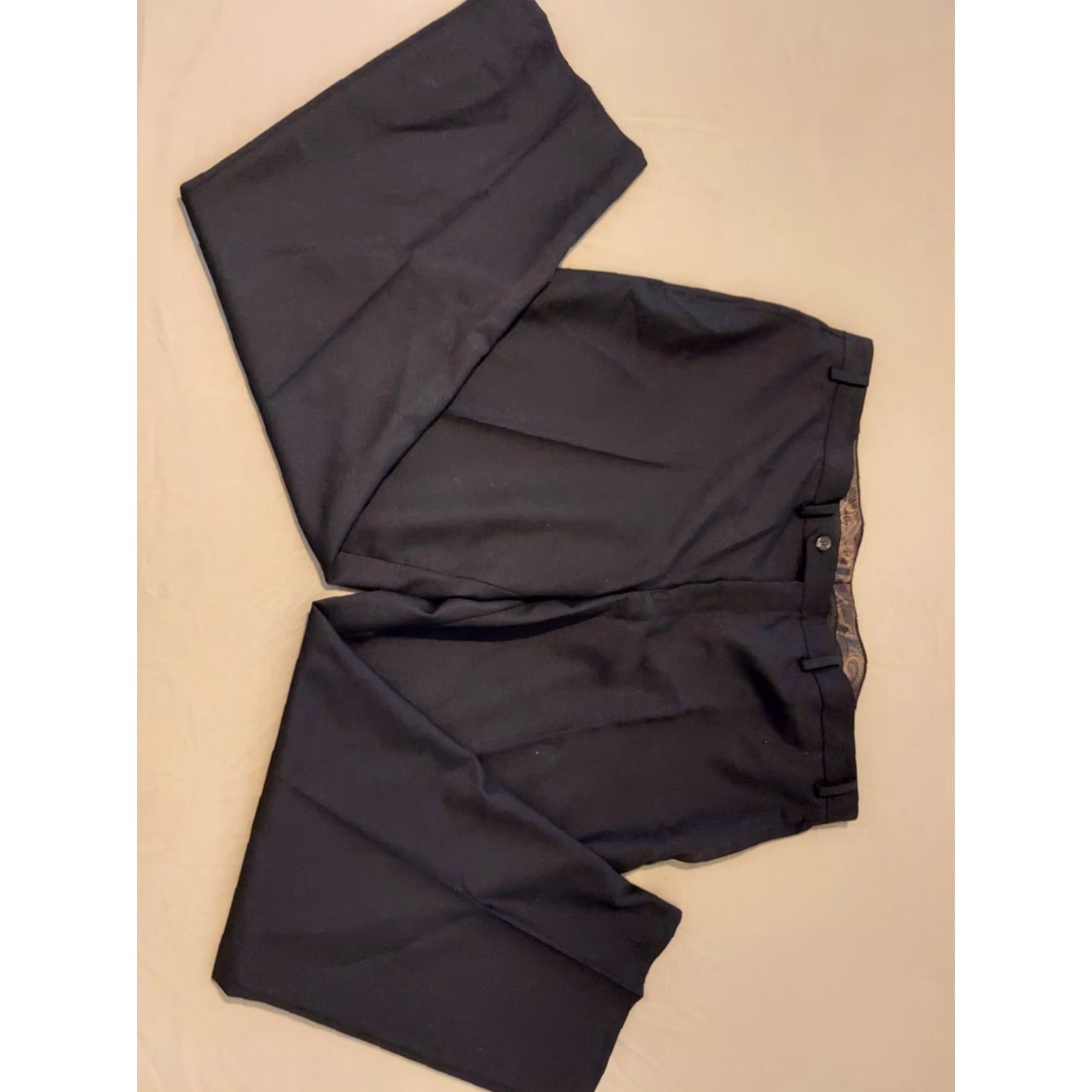 Polo Ralph Lauren Polo Ralph Lauren Pants Dress Mens 42 Regular 42x30 Black Chino Khaki Slacks Trousers Size US XL / EU 56 / 4 - 3 Thumbnail