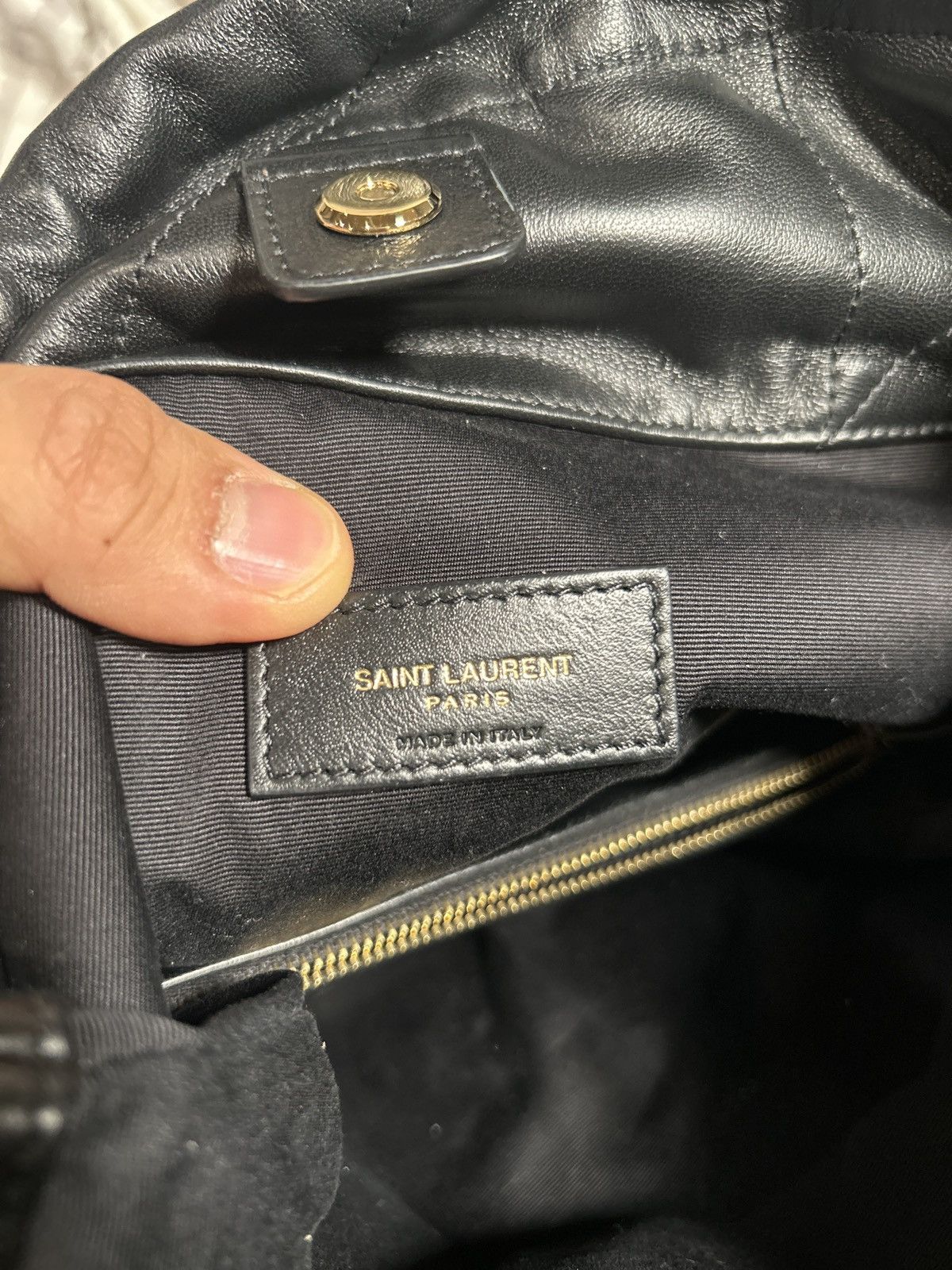 Yves Saint Laurent Yves Saint Laurent Jamie embellished quilted leather bag Size ONE SIZE - 13 Thumbnail