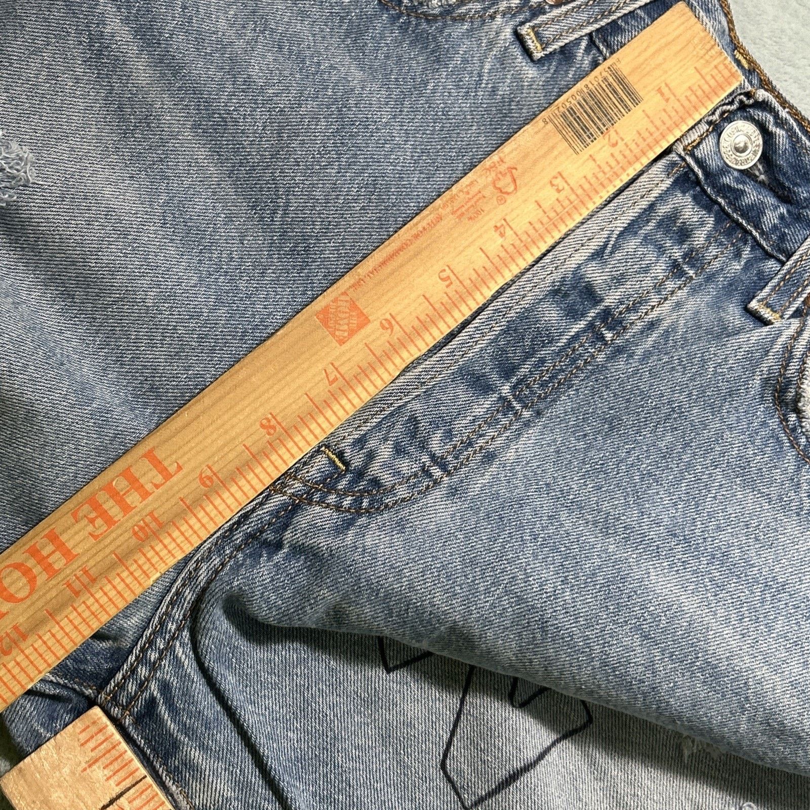 Levi's Levis Premium Loose Straight Jeans Women 27x29 Baggy Relaxed Size 27" / US 4 / IT 40 - 18 Thumbnail