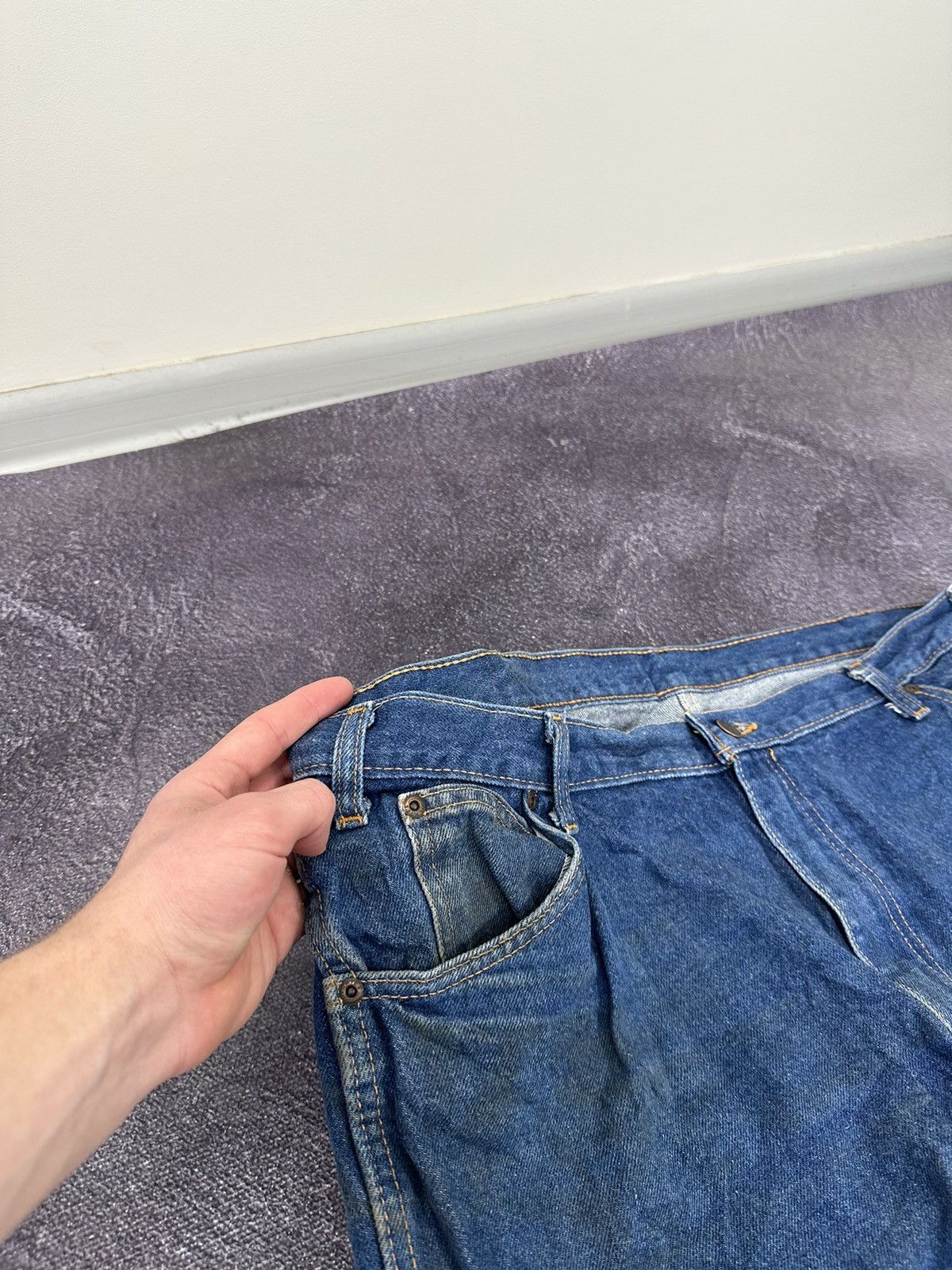 Dickies Vintage Dickies Baggy Distressed Opium Faded USA Work Jeans Size US 42 / EU 58 - 15 Thumbnail