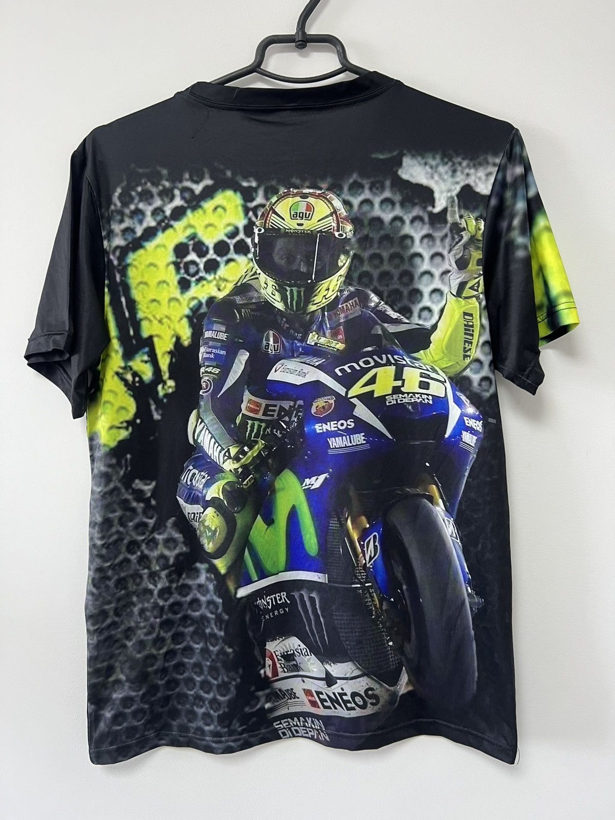 Vintage Valentino Rossi Racing VR46 Jersey Yamaha Motorcycle sz M Size US M / EU 48-50 / 2 - 15 Thumbnail