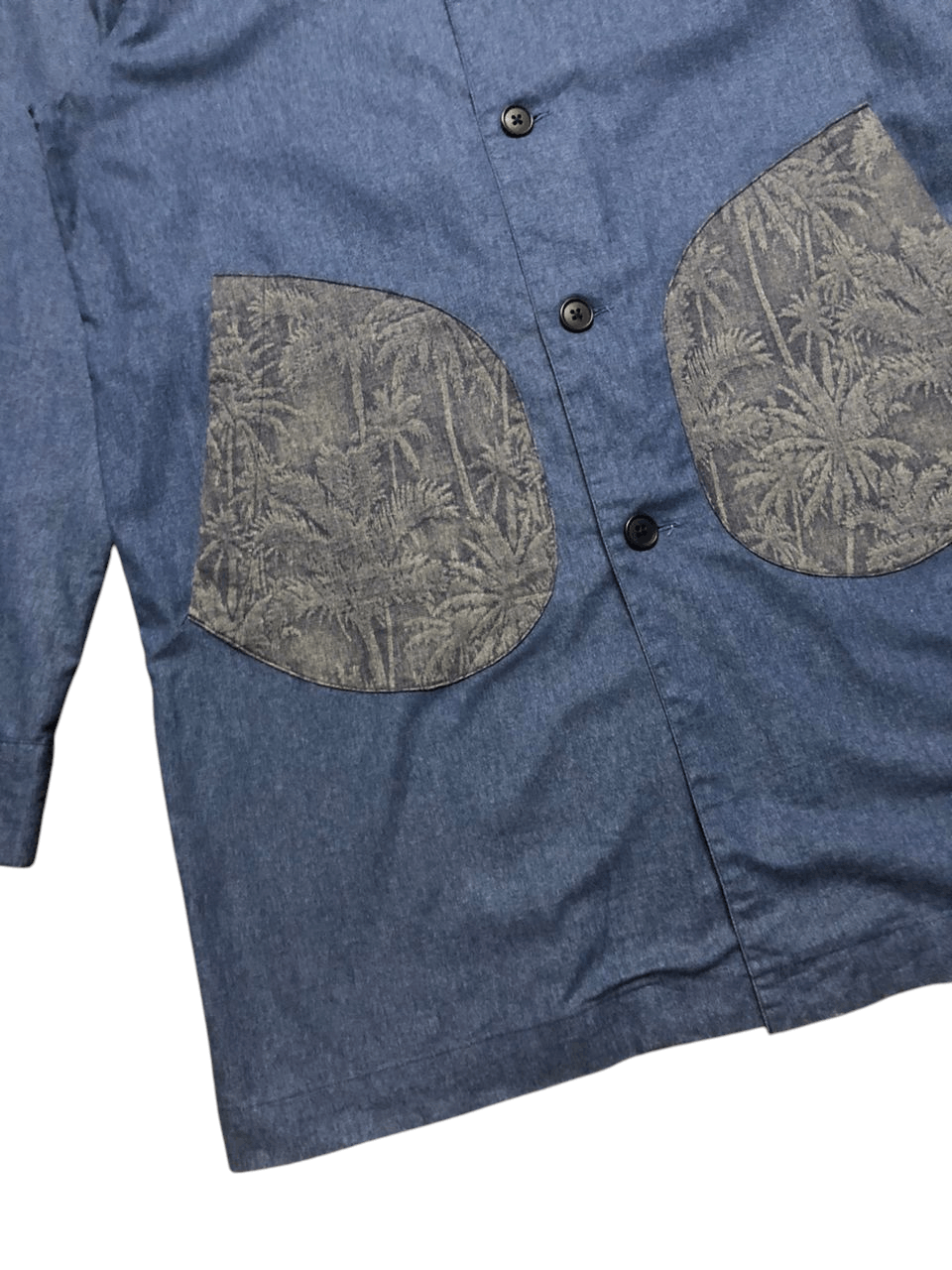 Japanese Brand Vintage Superior EL. Spring Indigo Overcoat Rare Design Size US M / EU 48-50 / 2 - 9 Thumbnail