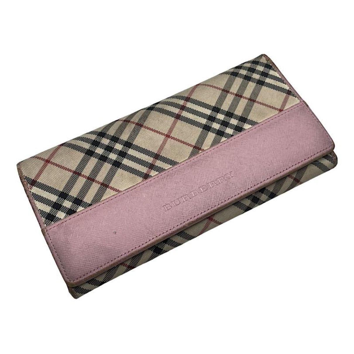 Burberry Pink Leather Wallet Size ONE SIZE - 1 Thumbnail