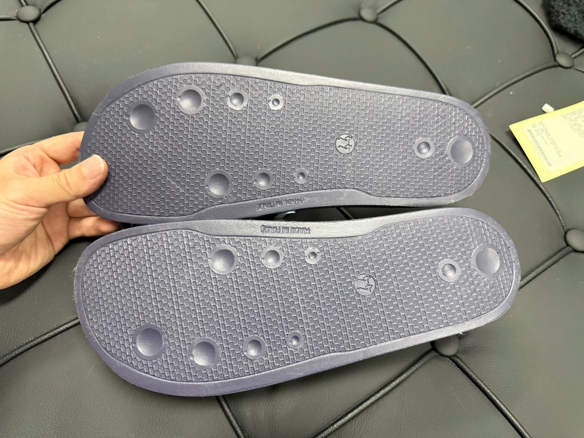 Thom Browne Thom Browne Men's Color Blocked Slipper Blue US11 Size US 11 / EU 44 - 5 Thumbnail