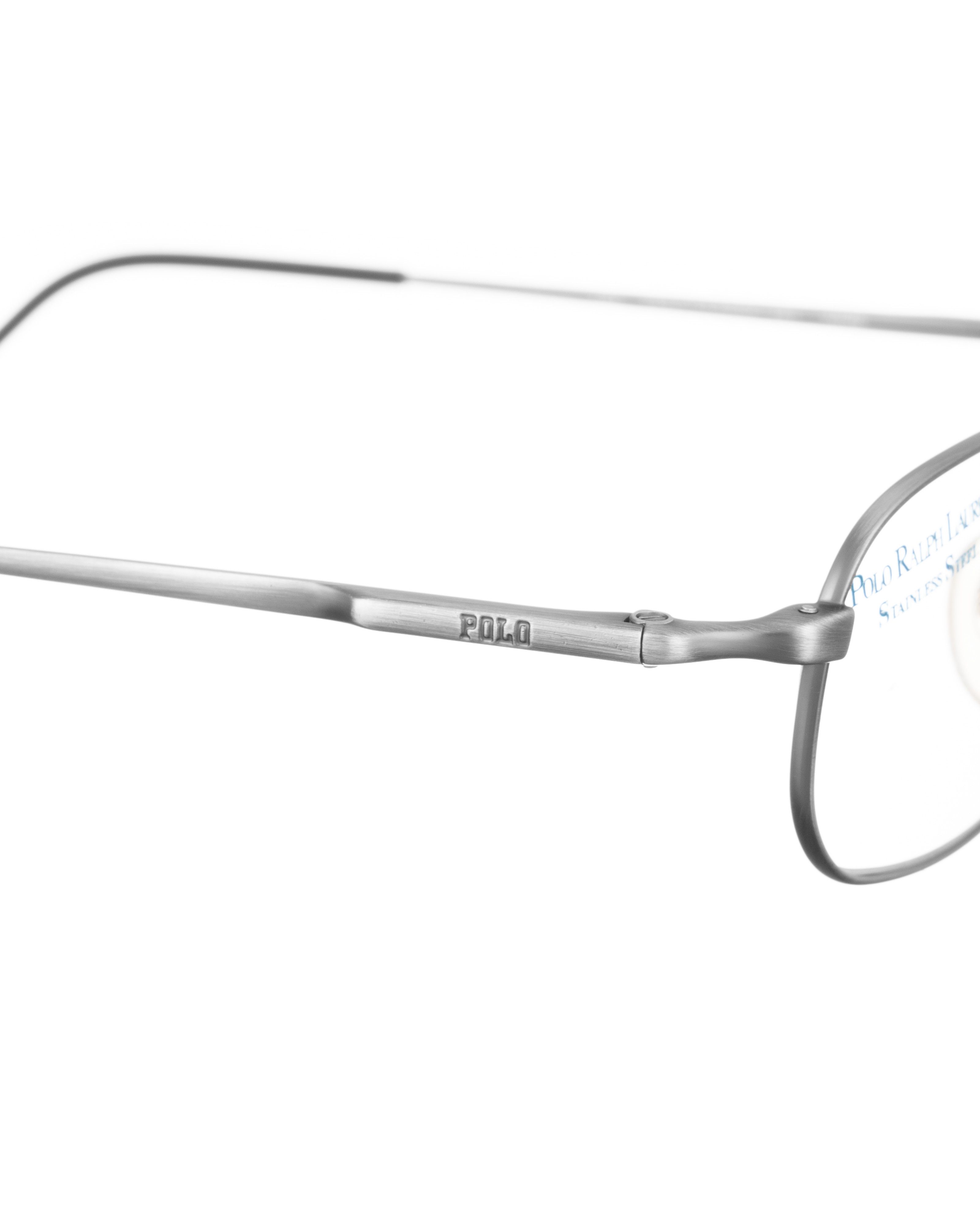 Polo Ralph Lauren Polo Ralph Lauren 00s Dark Matte Silver Retro Glasses Size ONE SIZE - 3 Thumbnail
