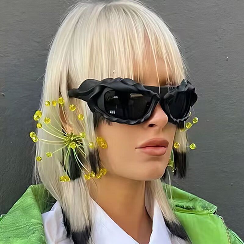 Electric Visual Punk Street ins style custom avant-garde sunglasses Size ONE SIZE - 3 Thumbnail