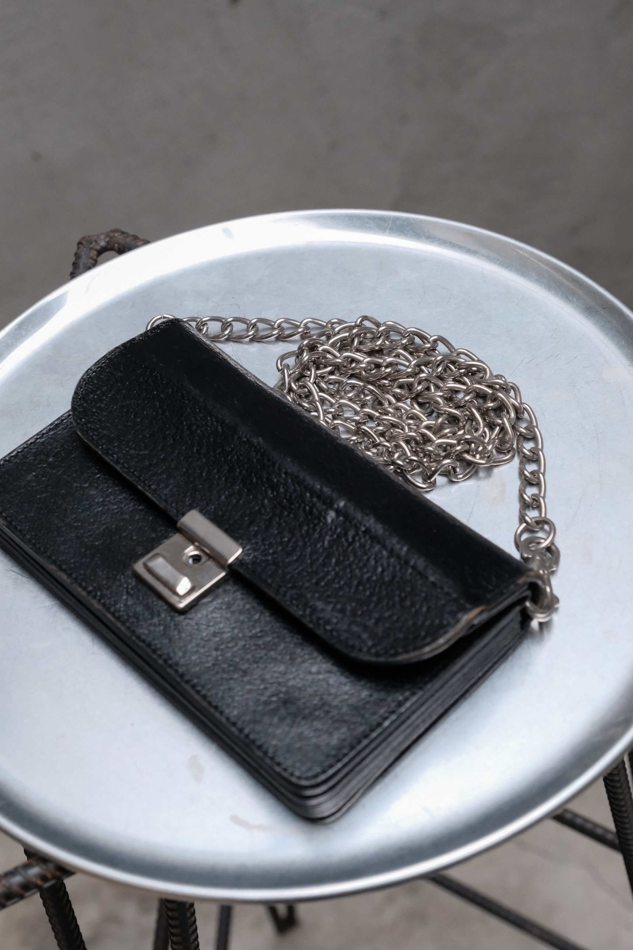 Comme des Garcons COMME des GARCONS Leather Chain-Link Bag Size ONE SIZE - 8 Thumbnail