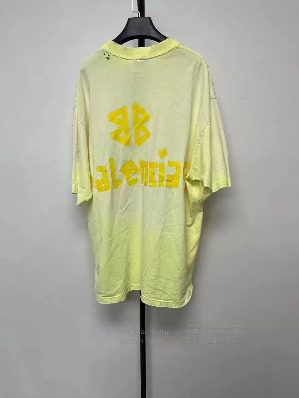 Balenciaga Balenciaga Logo Print Crewneck Short Sleeve T-Shirt. Size US M / EU 48-50 / 2 - 2 Thumbnail