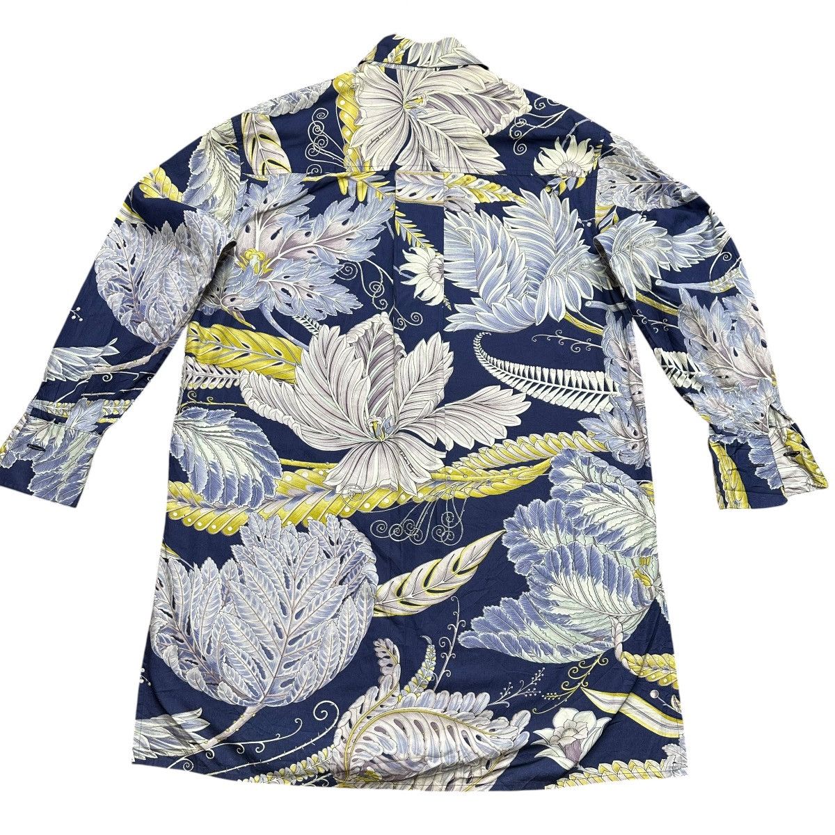 Salvatore Ferragamo Vintage 1990s Salvatore Ferragamo Floral Botanical Cotton Size US XS / EU 42 / 0 - 5 Thumbnail