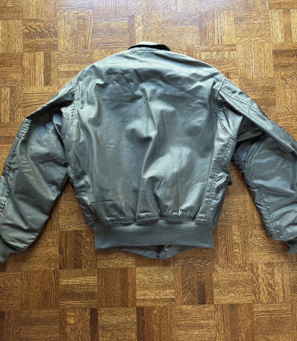 Vintage Vintage 80s USAF Flyer's Bomber Military Jacket Size US L / EU 52-54 / 3 - 3 Thumbnail