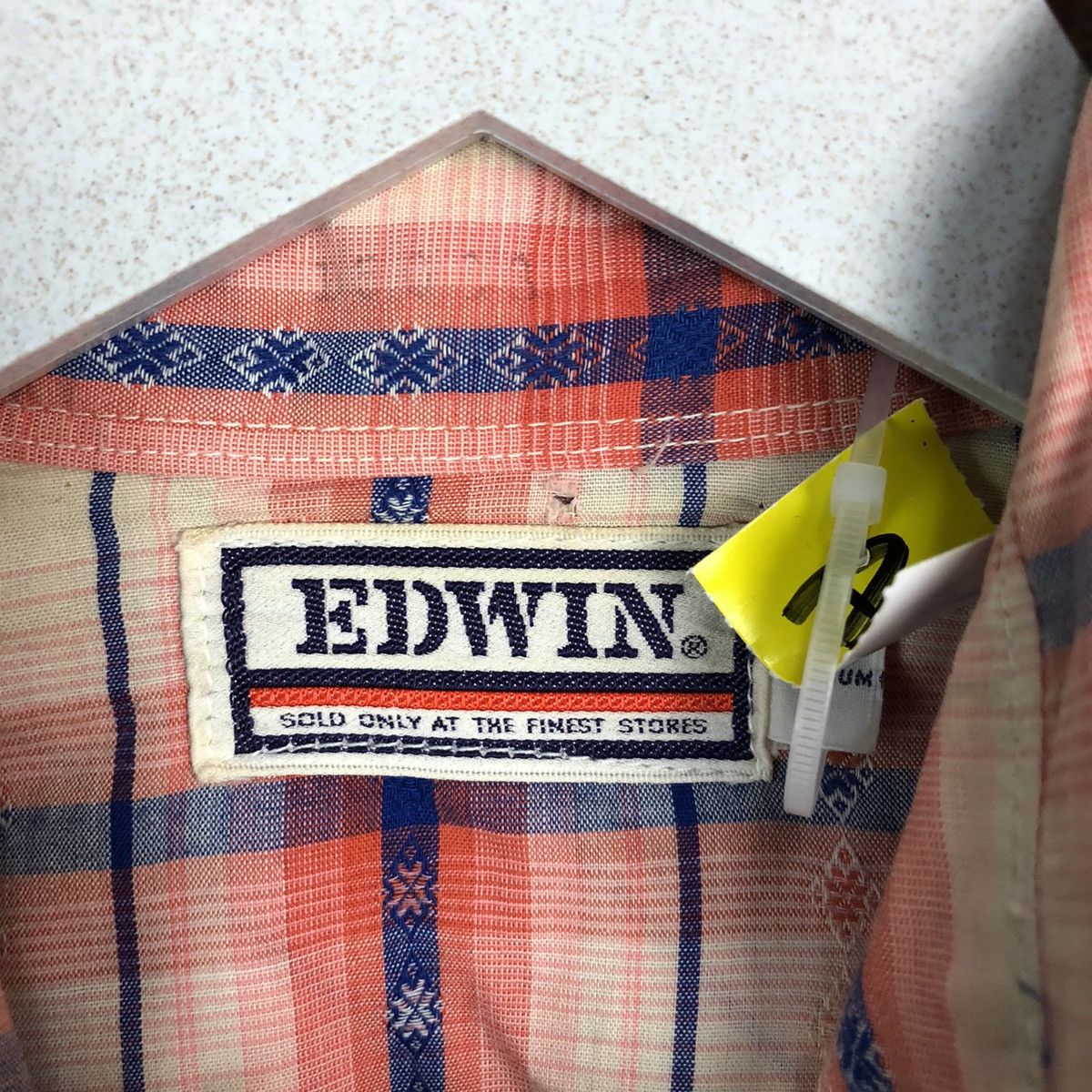 Edwin Edwin Pink checkered vintage japan Flannel #A247 Size US S / EU 44-46 / 1 - 12 Thumbnail