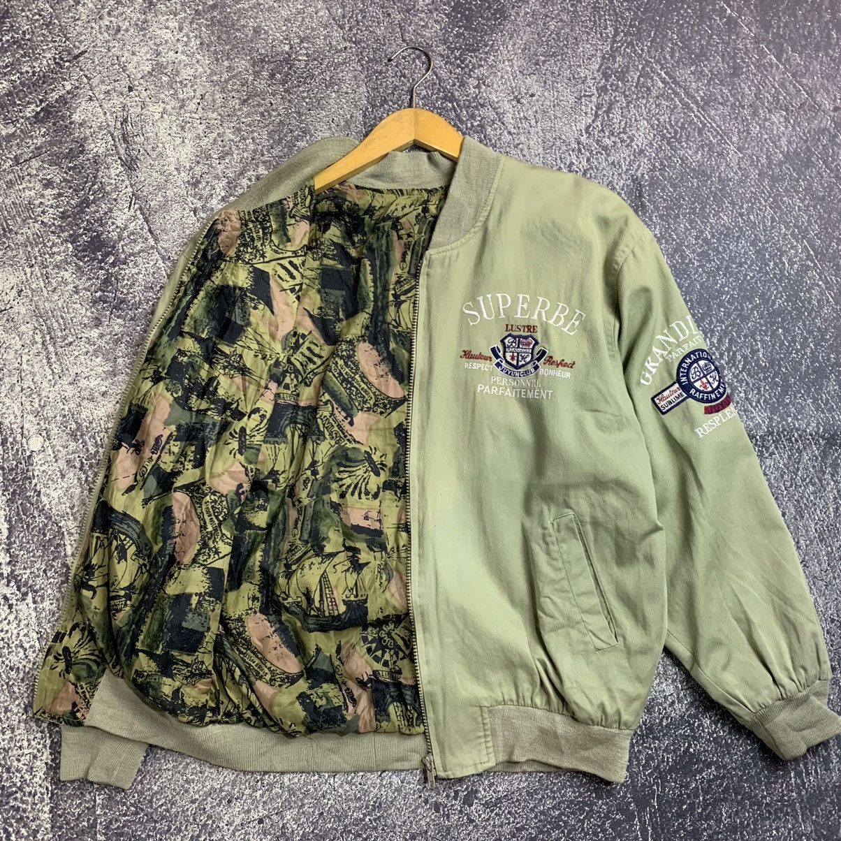 Vintage Vintage Bomber Flight Jacket Size US L / EU 52-54 / 3 - 3 Thumbnail