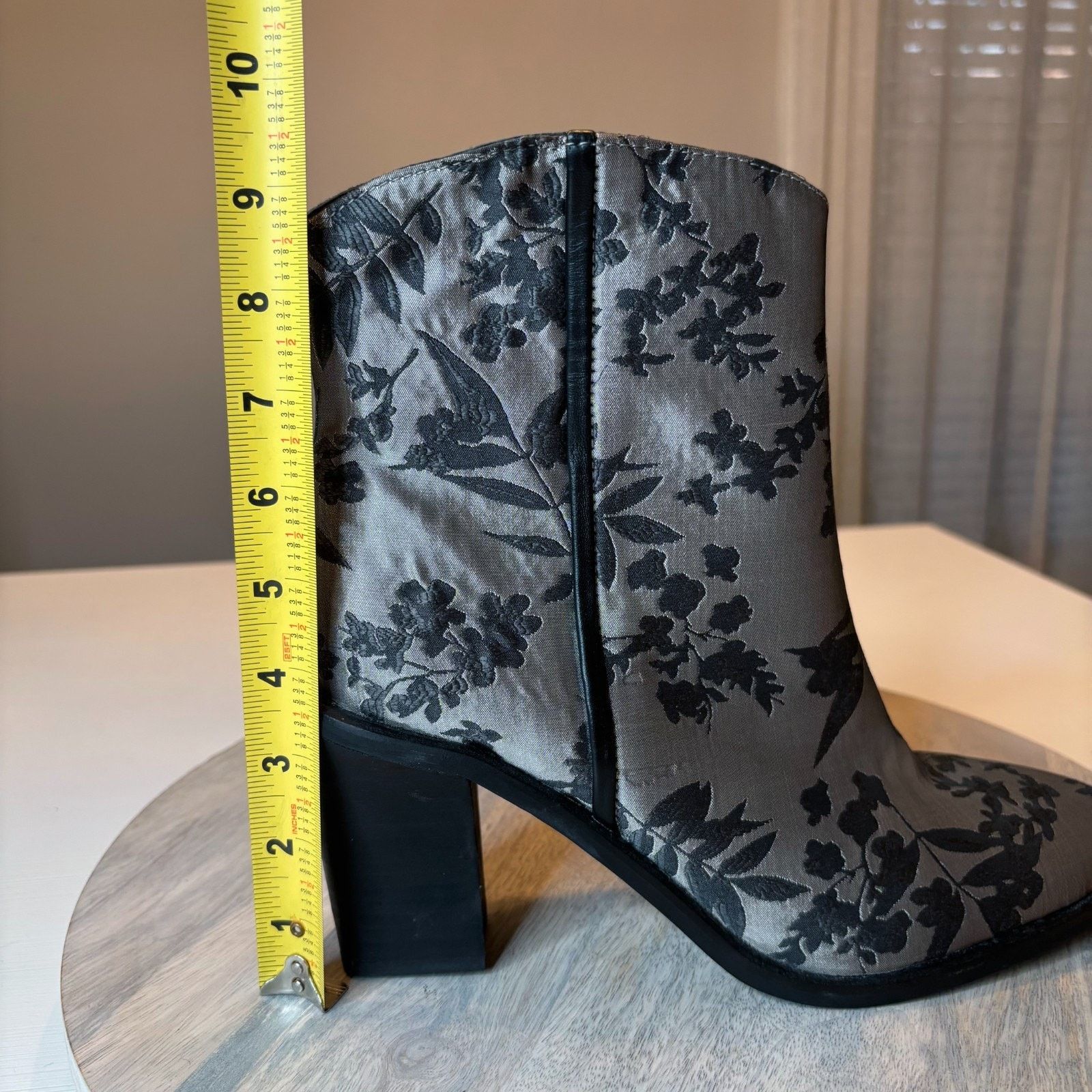 Free People Free People Barclay EU 41 Floral Jacquard Ankle Boots Sz 11 Size US 11 / IT 41 - 10 Thumbnail
