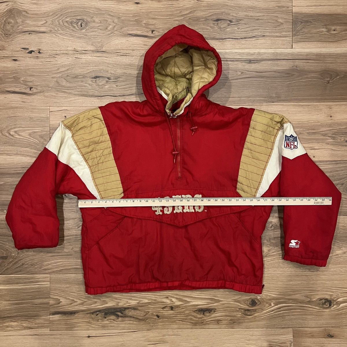 Starter Vintage San Francisco 49ers Starter 1/4 Zip Pullover XL Size US XL / EU 56 / 4 - 5 Thumbnail
