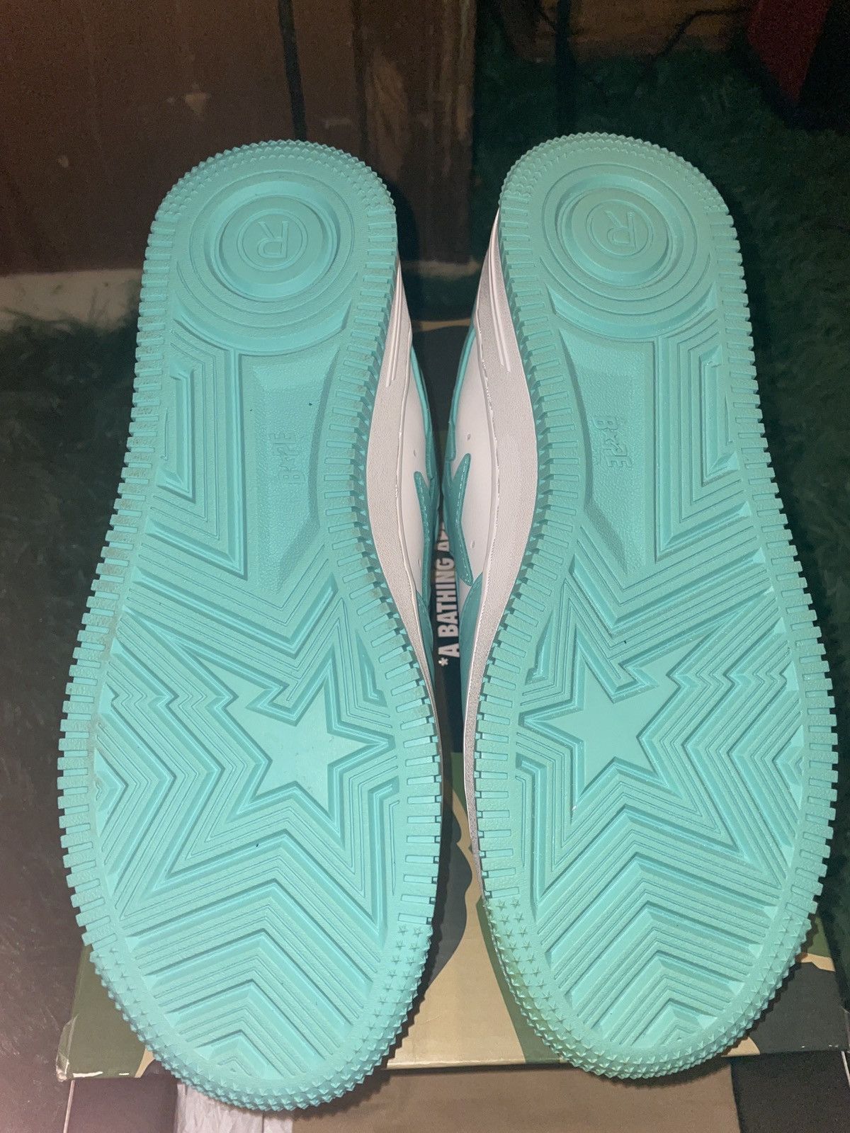 Bape Bapesta #4 M1(teal) Size US 9 / EU 42 - 5 Thumbnail