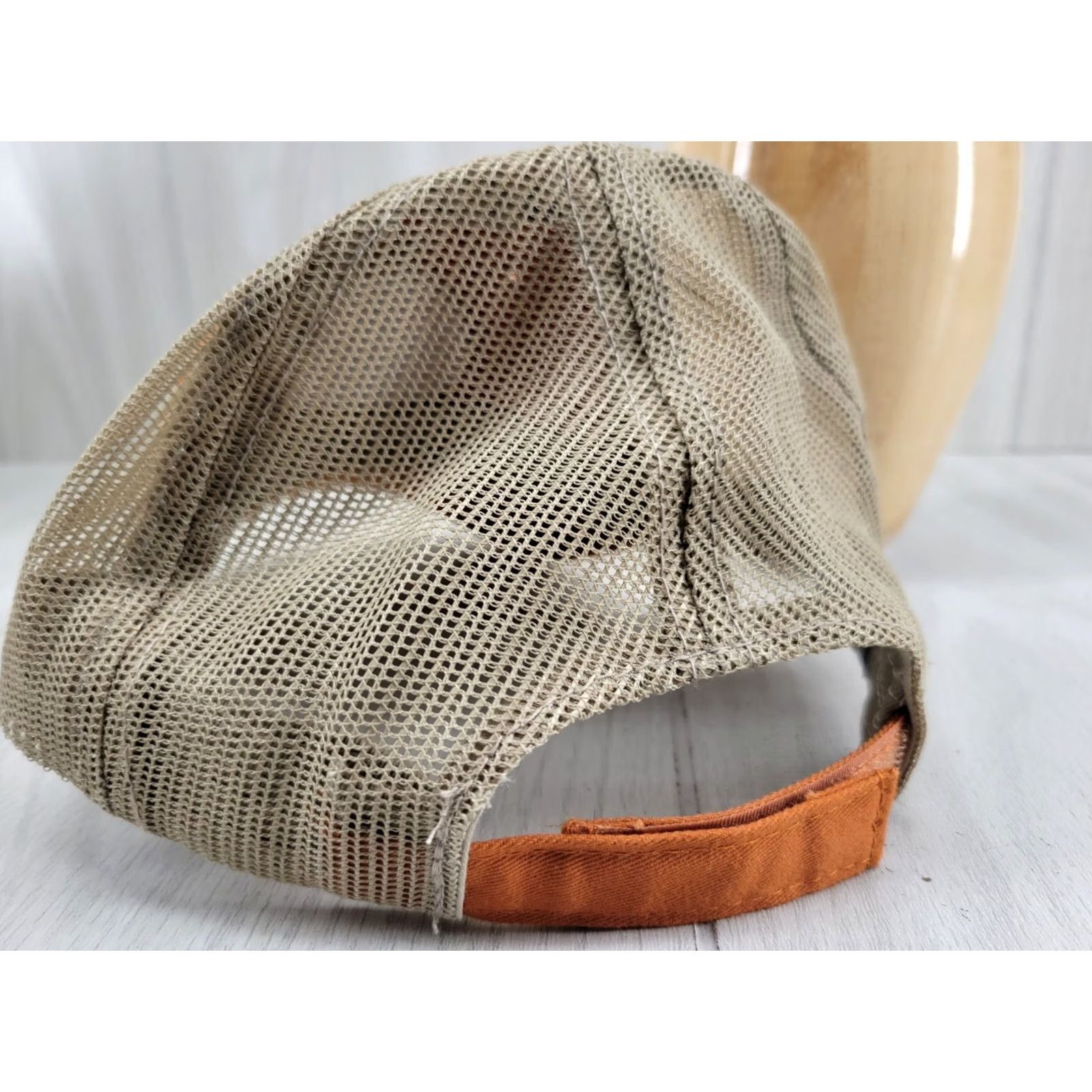 Vintage ABC Associated Builders & Contractors Alabama Trucker Hat Sport Clay Shoot 2015 Adjustable Orange Twill Mesh Back Lightweight Embroidered Men Hat Size ONE SIZE - 5 Thumbnail