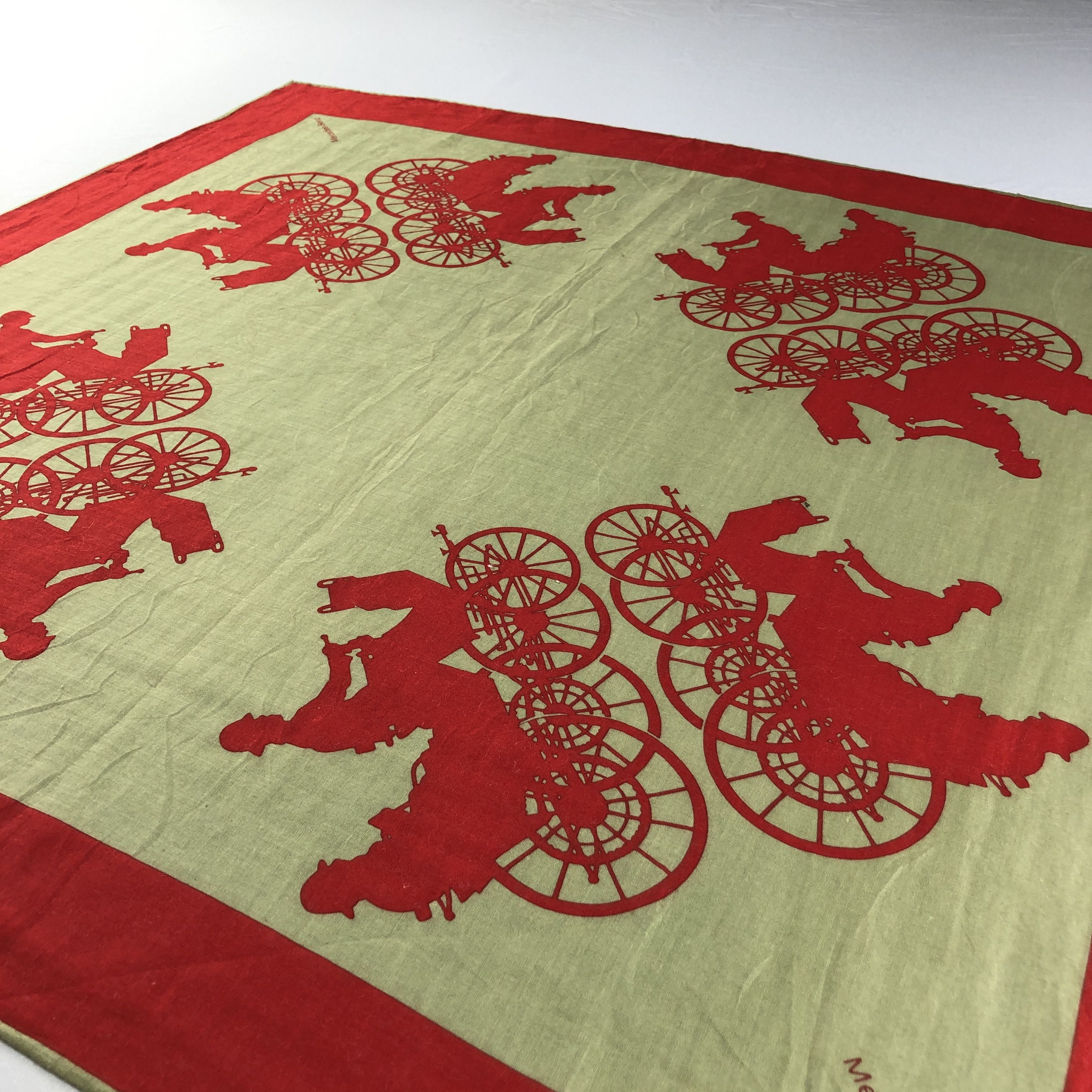 Mercedes-Benz × Vintage Mercedes-Benz Handkerchief Neckerchief Bandana H2611 Size ONE SIZE - 2 Thumbnail