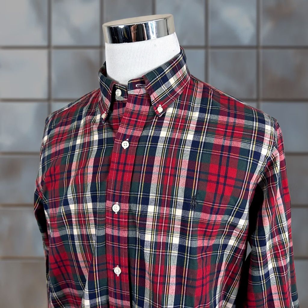 Polo Ralph Lauren Polo Ralph Lauren Shirt Classic Fit Red Plaid Button Down Mens Large Size US L / EU 52-54 / 3 - 1 Thumbnail