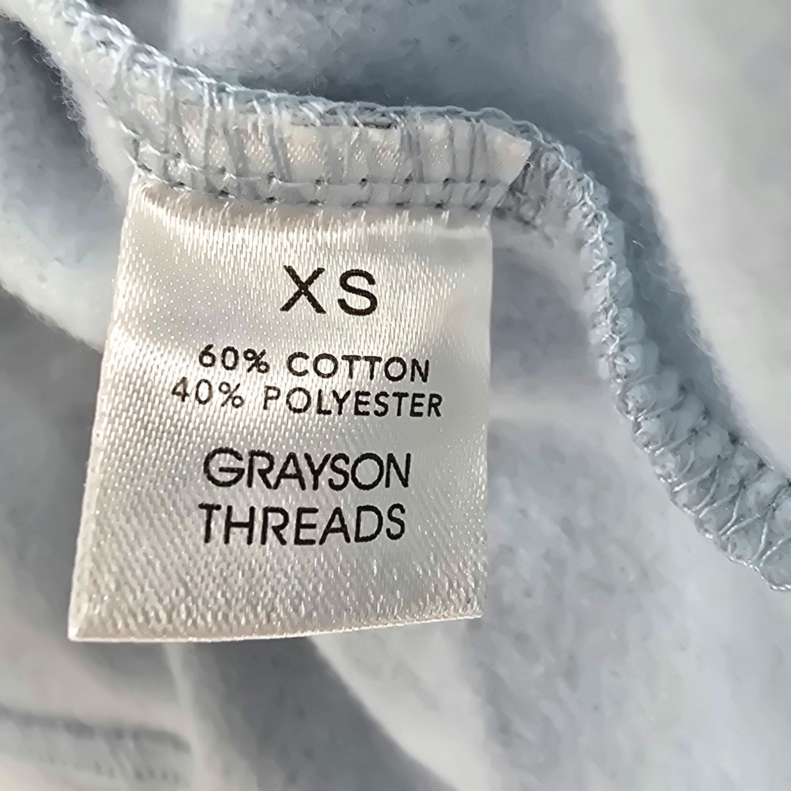 Other Grayson Threads Crop Blue Graphic Sweatshirt Extra Small XS Size XS / US 0-2 / IT 36-38 - 5 Thumbnail