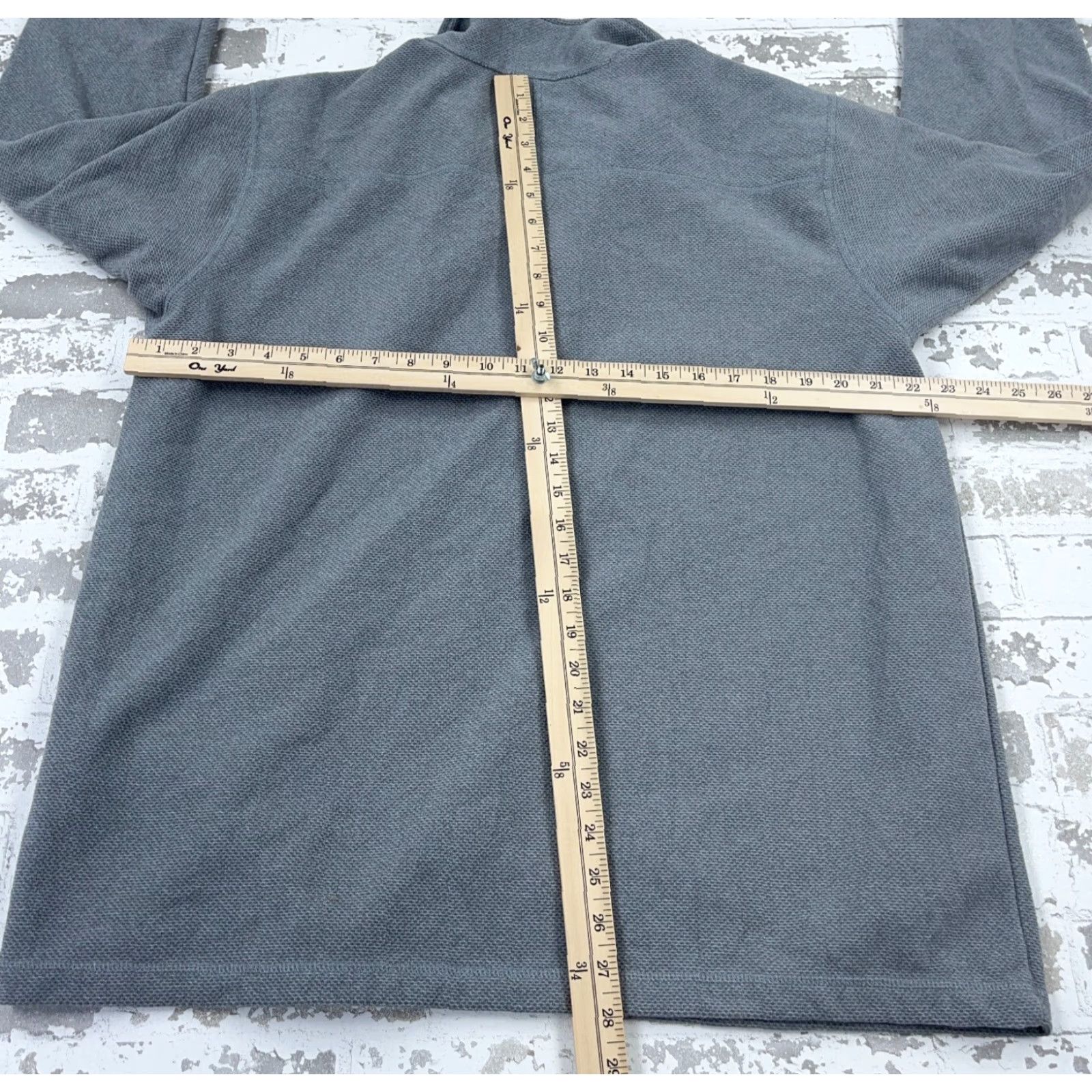 The North Face The North Face Sweat er Men XL Gray Fleece Pullover 1/4 Zip Mock Neck Logo Zipper Classic Outdoor Knit Sweater Size US XL / EU 56 / 4 - 7 Thumbnail