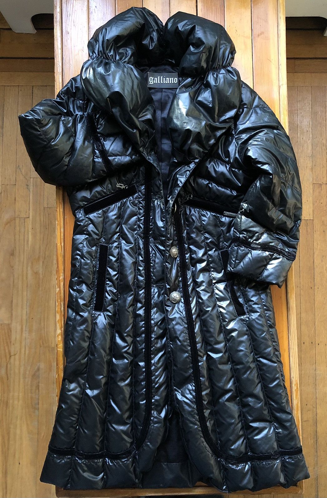 John Galliano Vintage Galliano Opulent Down Puffer Coat Size M / US 6-8 / IT 42-44 - 11 Thumbnail