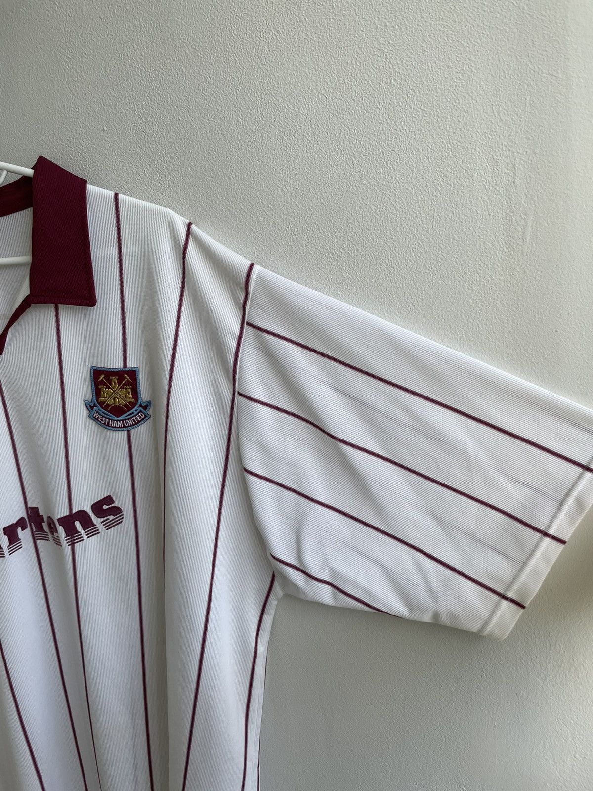 Fila West Ham United 2002 2003 Away Football Shirt Soccer Jersey Size US XXL / EU 58 / 5 - 4 Thumbnail