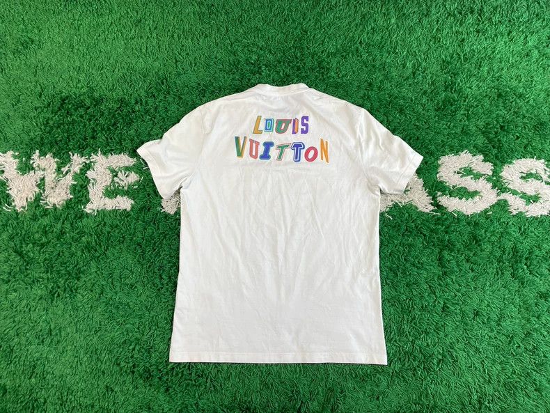 Louis Vuitton Louis Vuitton NBA co-branded color logo short sleeve Size US XL / EU 56 / 4 - 2 Thumbnail