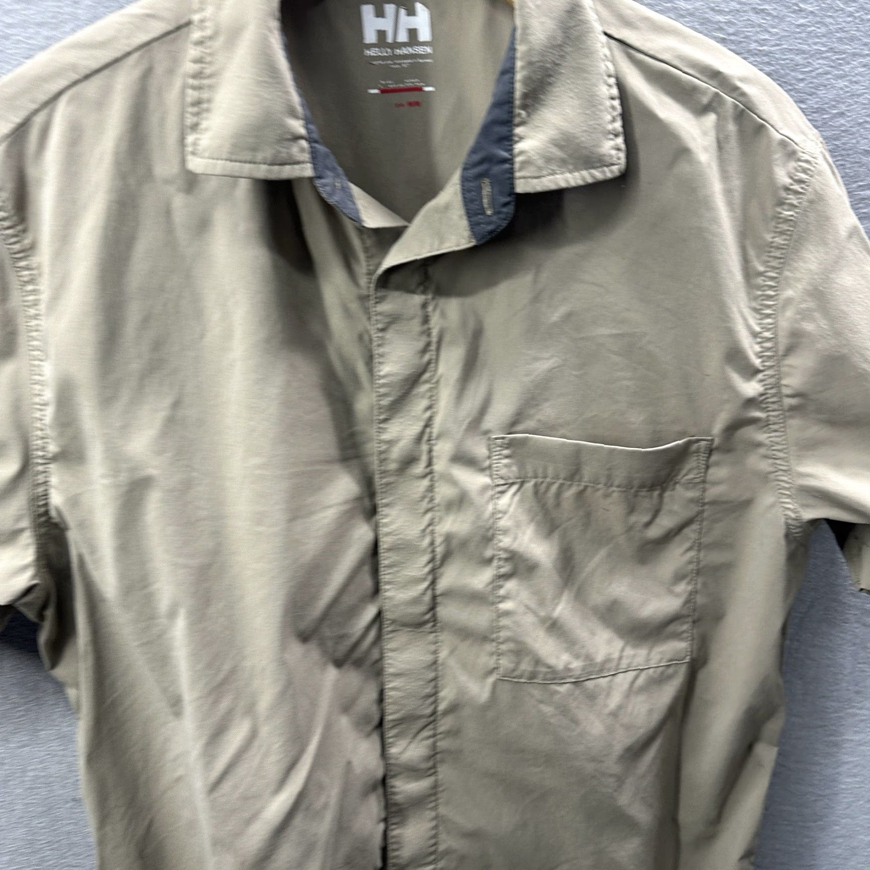 Helly Hansen Helly Hansen Outdoor Shirt Men Medium Tech Weave Snap Short Sleeve Hiking Preppy Size US M / EU 48-50 / 2 - 2 Thumbnail