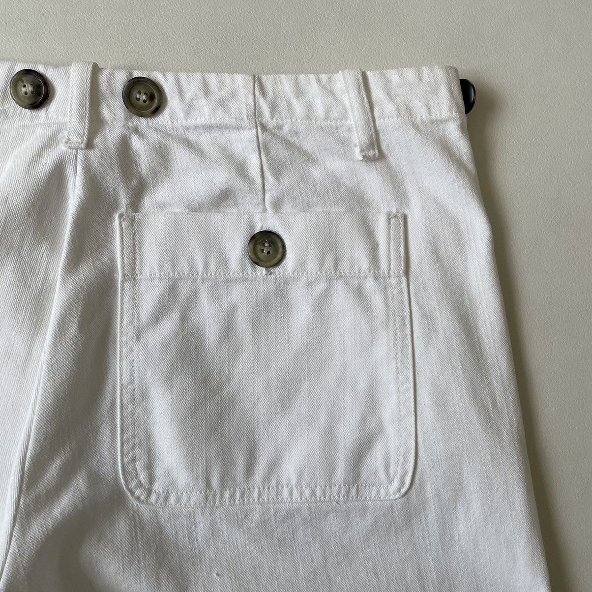 Maison Margiela S/S 02 White Cotton Work Pants Size US 32 / EU 48 - 15 Thumbnail