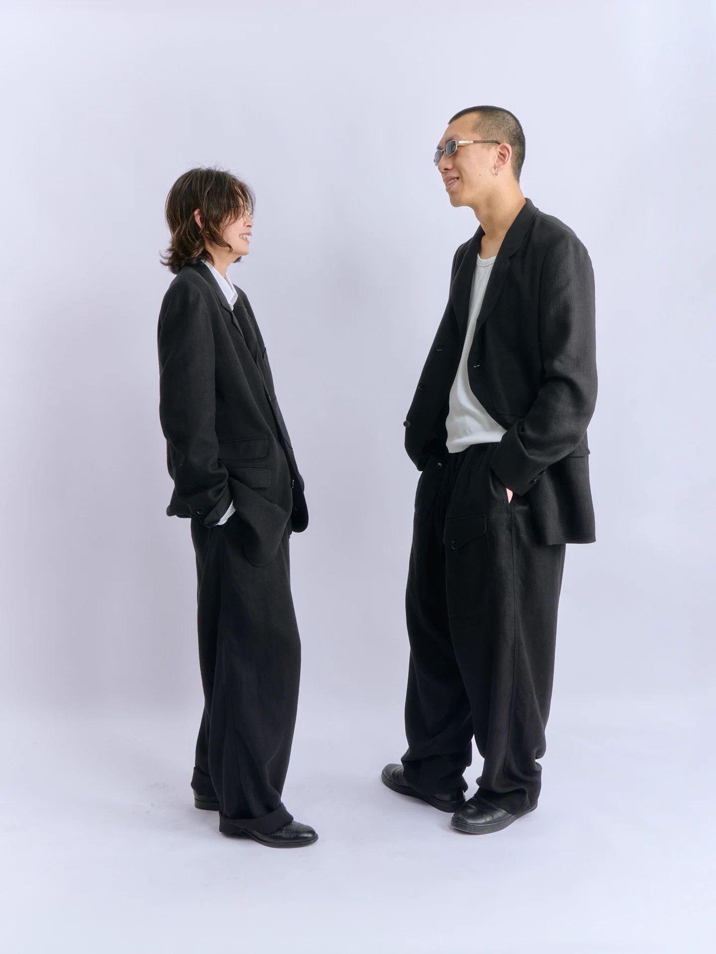 Other YUKIO SATO Ramie Tencel 5-Pocket Sack Jacket Size US S / EU 44-46 / 1 - 5 Thumbnail