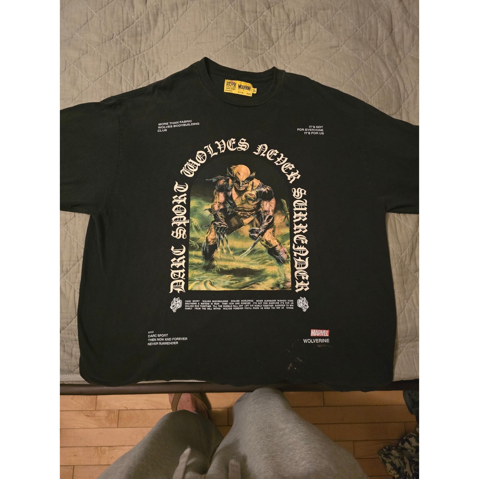 Darc Sport Darc Sport Marvel Wolverine "Wolves Never Surrender" XLARGE Size US XL / EU 56 / 4 - 1 Thumbnail
