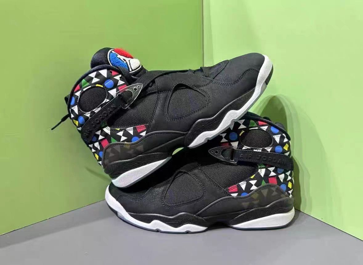 Jordan Brand Air Jordan 8 Retro "Quai 54" Basketball Shoes K15 Size US 11 / EU 44 - 4 Thumbnail
