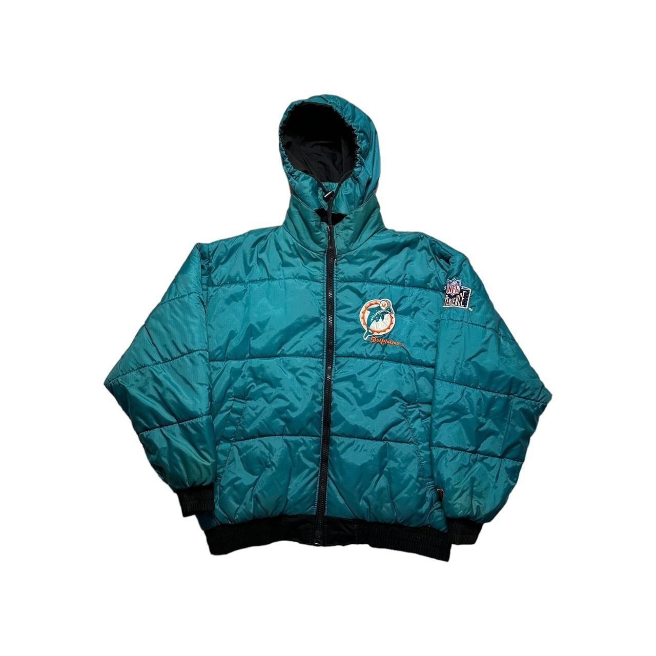 Vintage Starters Miami Dolphins jacket high quality reverseble