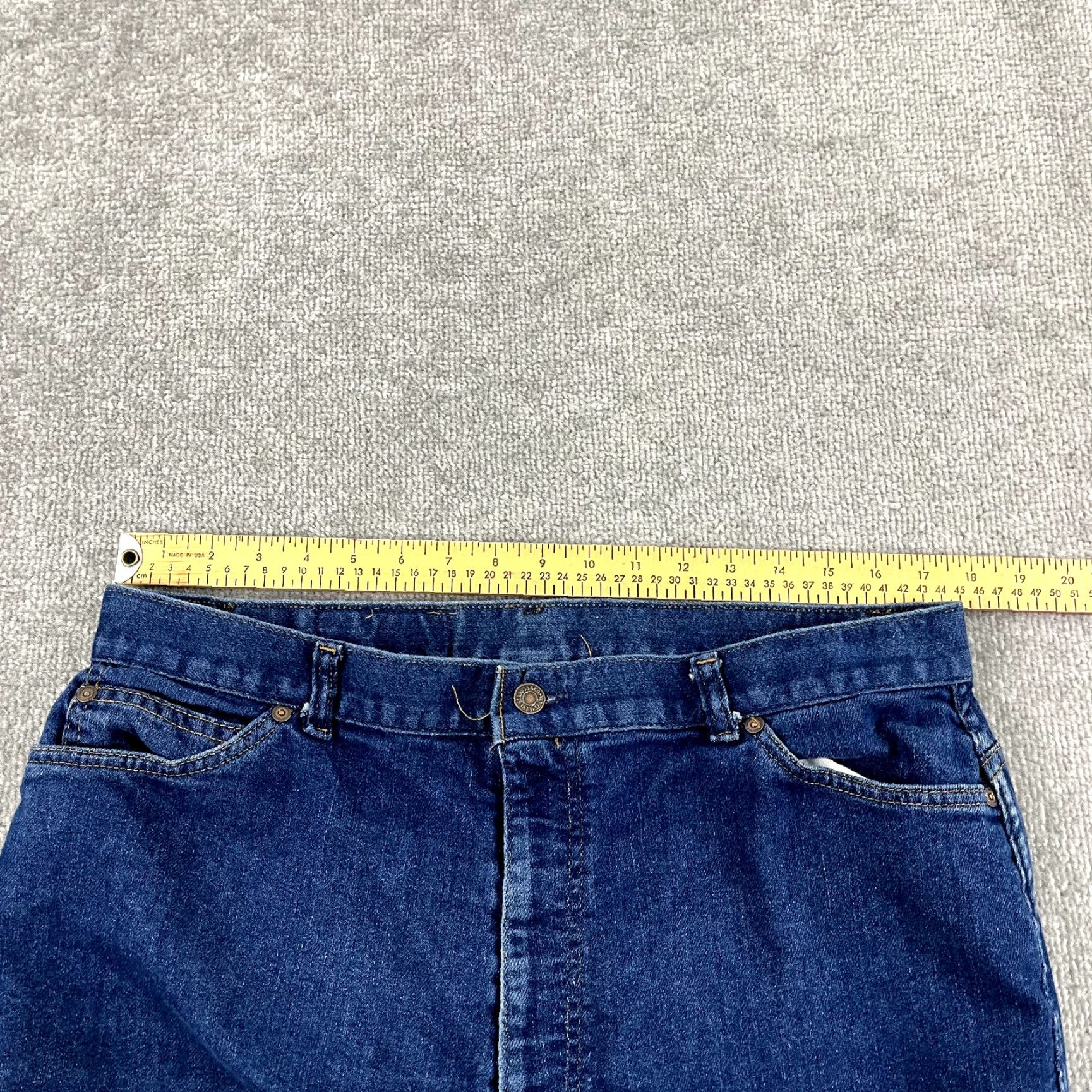 Levi's VINTAGE Levi's Jeans Mens 35x32.5 Blue Denim Orange Tab 29626 9117 USA Made 80s Size US 35 - 6 Thumbnail
