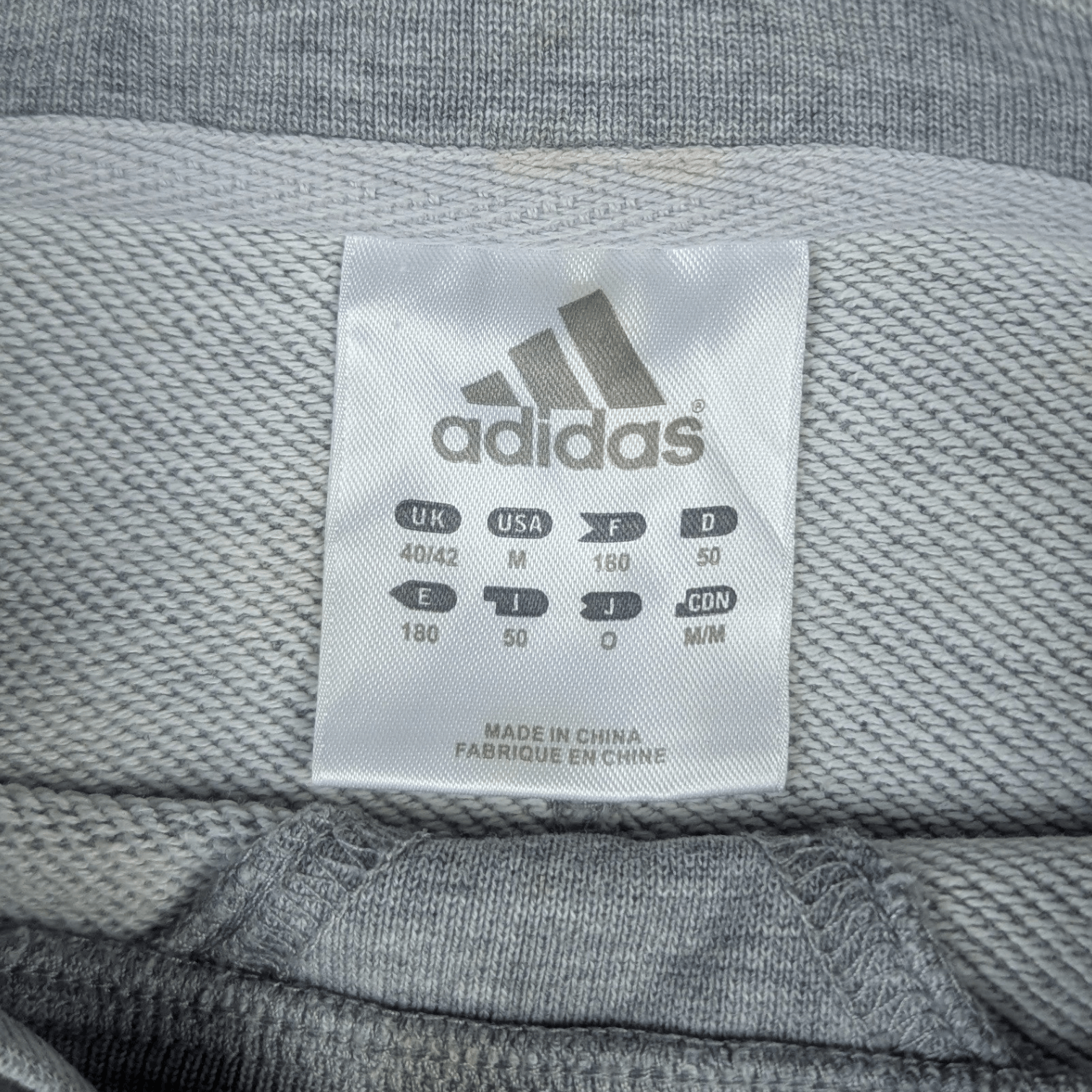 Adidas Vintage 2000's ADIDAS Sportswear Plain Jumper Sweatshirt Size US M / EU 48-50 / 2 - 13 Thumbnail