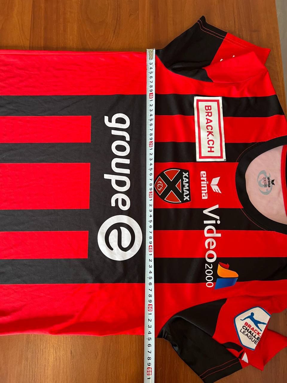 Erima 2016/17 NEUCHATEL XAMAX HOME SOCCER JERSEY FOOTBALL SHIRT L Size US L / EU 52-54 / 3 - 15 Thumbnail